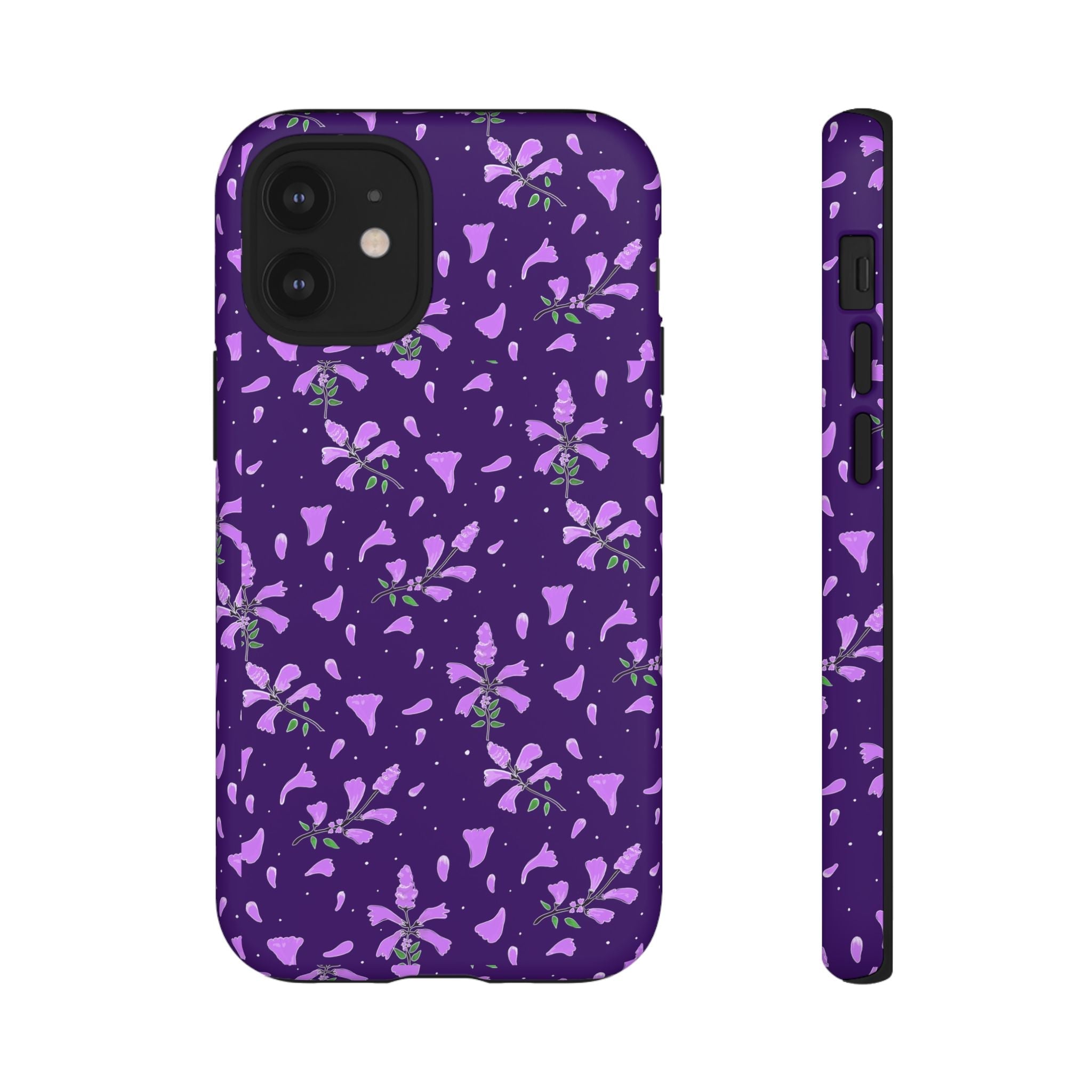 Purple Wild Flower Tough Phone Cases Printify