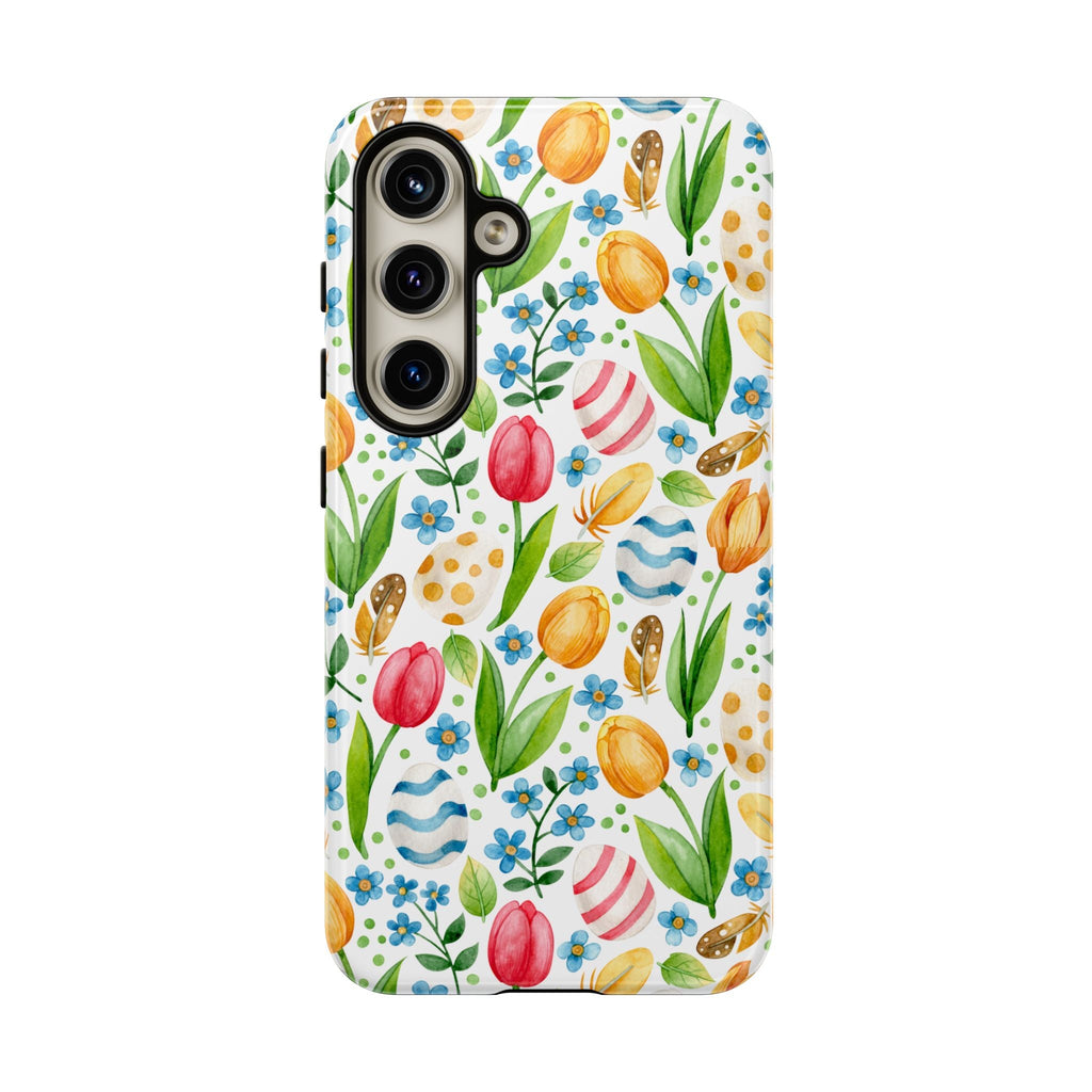 Cute Tulip Egg Theme Tough Cases Printify