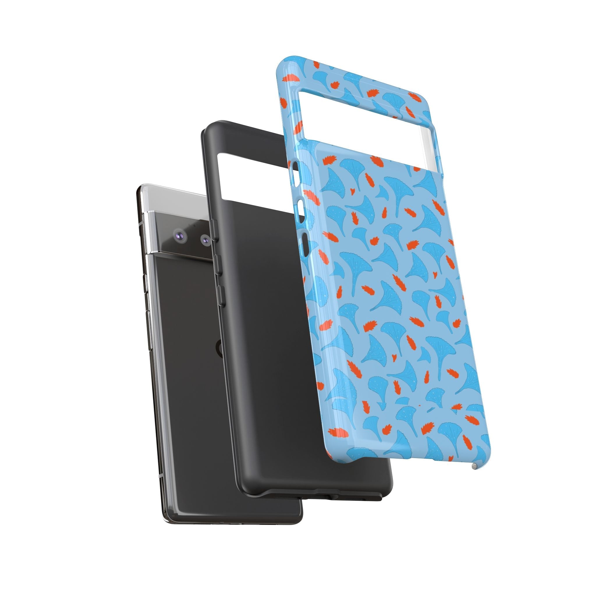 Blue Orange Odd Shape Themed Tough Cases Printify