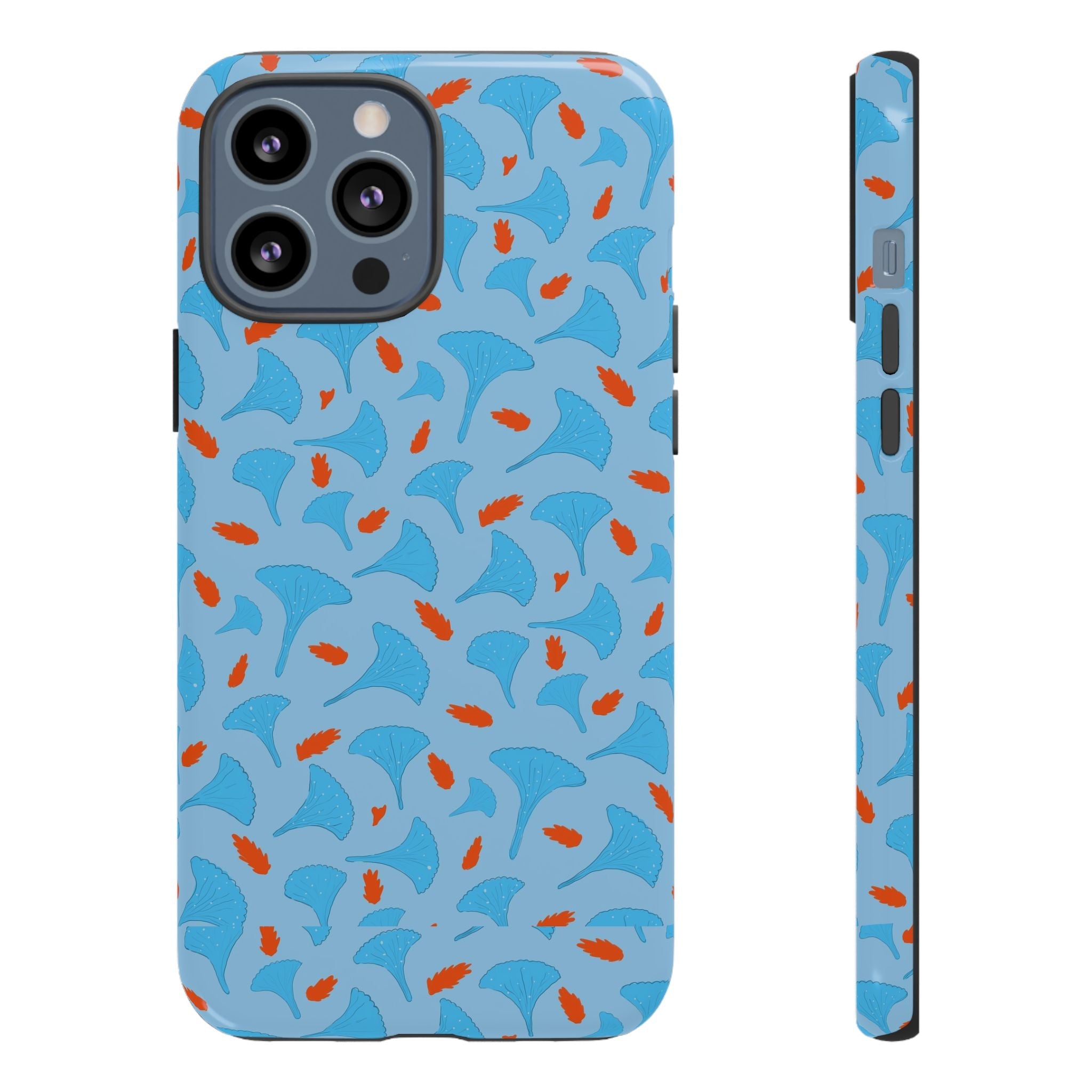 Blue Orange Odd Shape Themed Tough Cases Printify