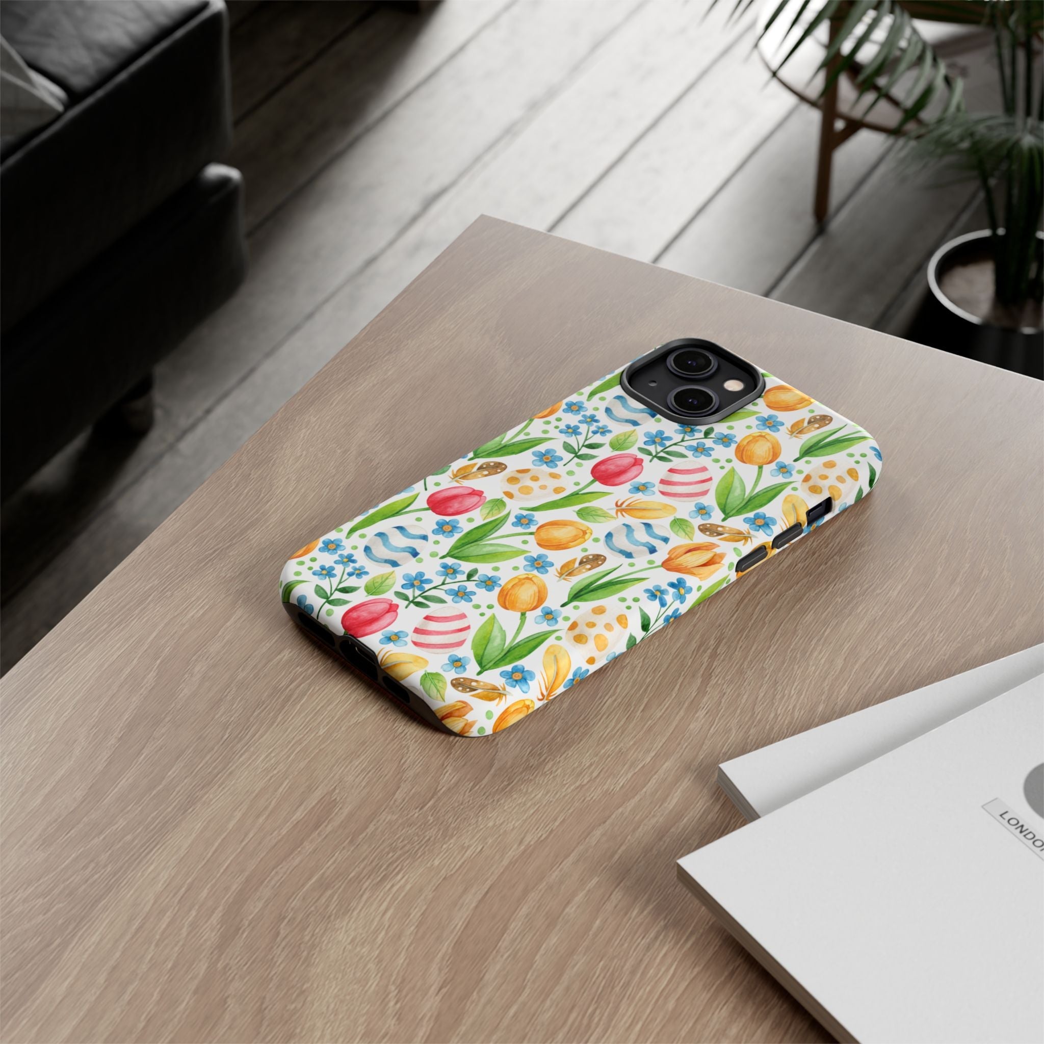Cute Tulip Egg Theme Tough Cases Printify