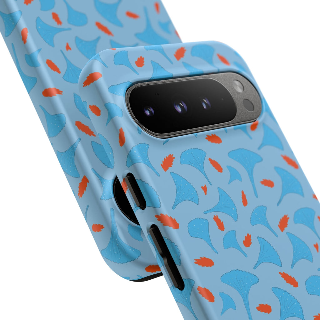Blue Orange Odd Shape Themed Tough Cases Printify