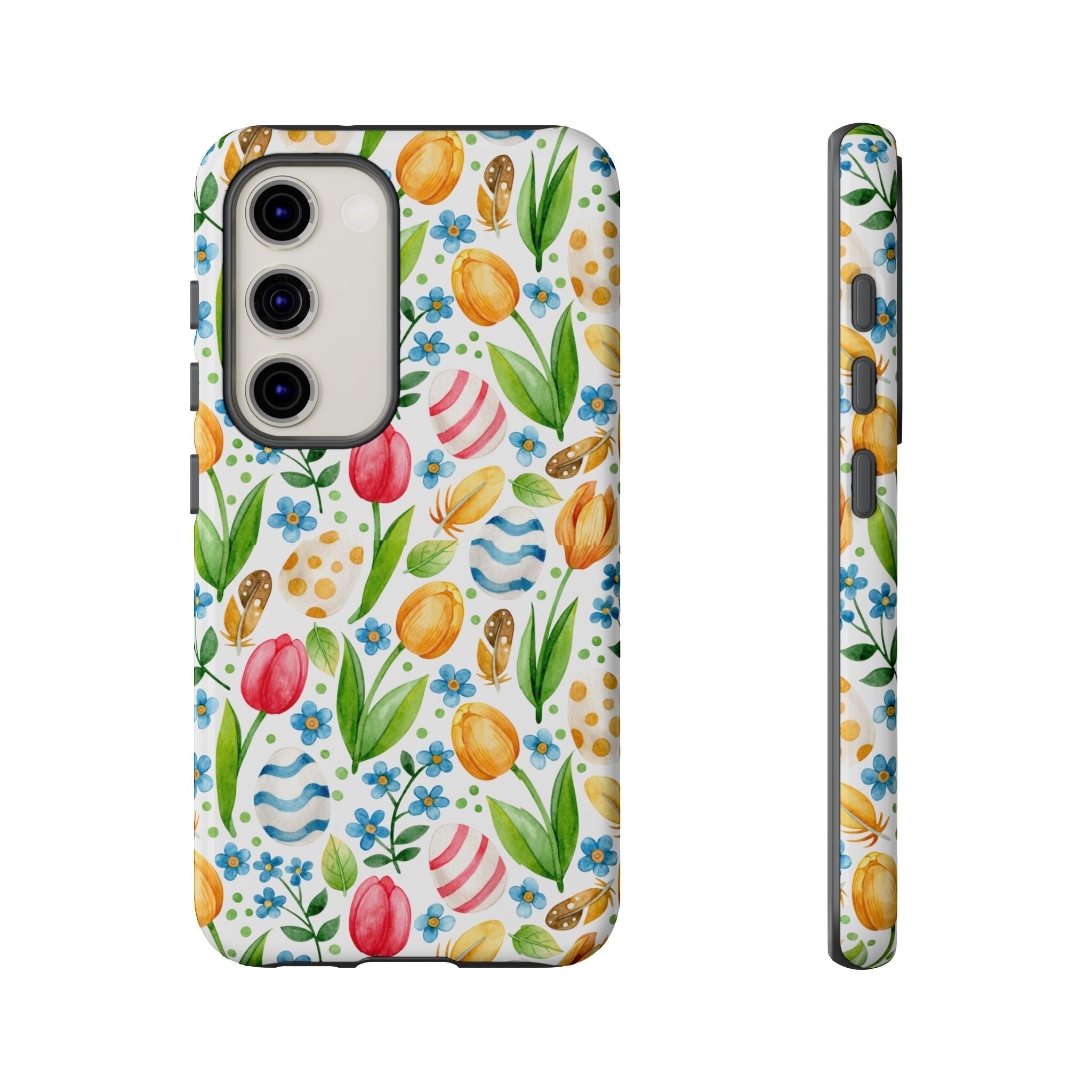 Cute Tulip Egg Theme Tough Cases Printify