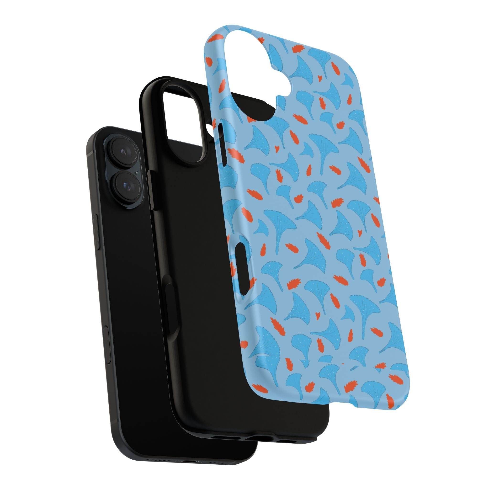 Blue Orange Odd Shape Themed Tough Cases Printify