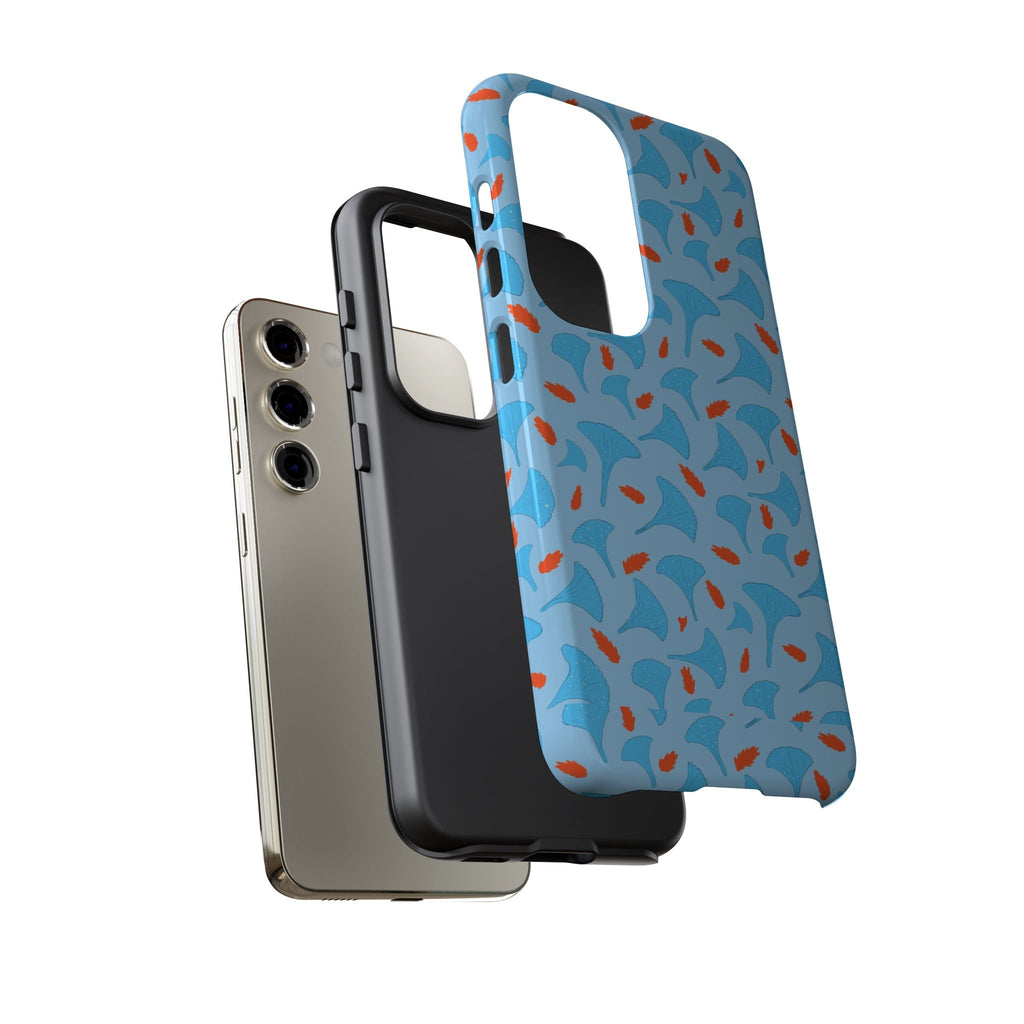 Blue Orange Odd Shape Themed Tough Cases Printify