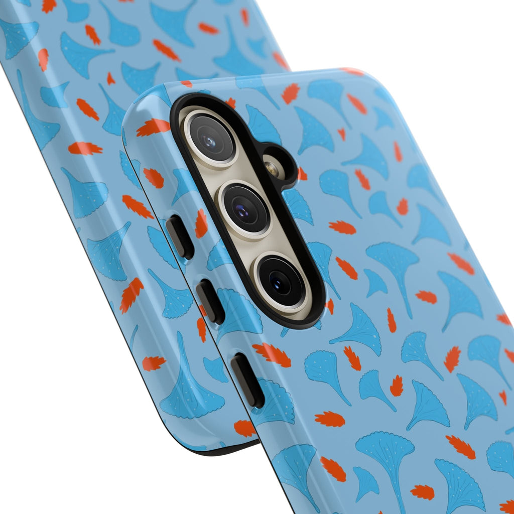 Blue Orange Odd Shape Themed Tough Cases Printify