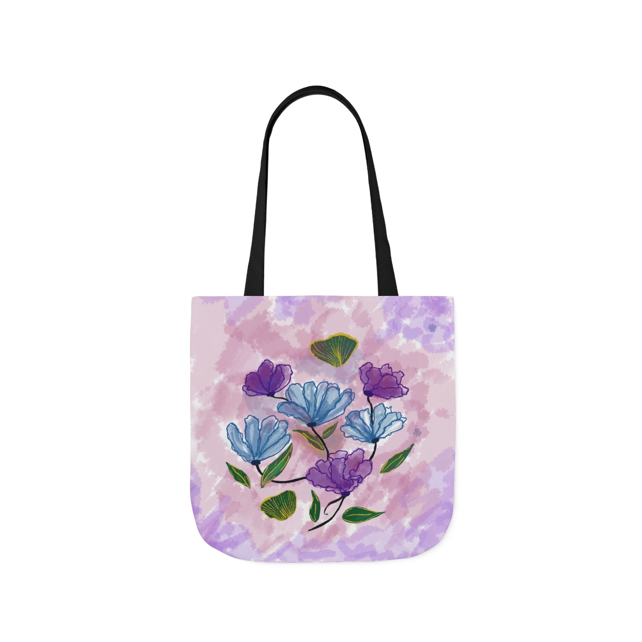 Wild Botanic Water Colour Hand Designed Canvas Tote Bag Printify