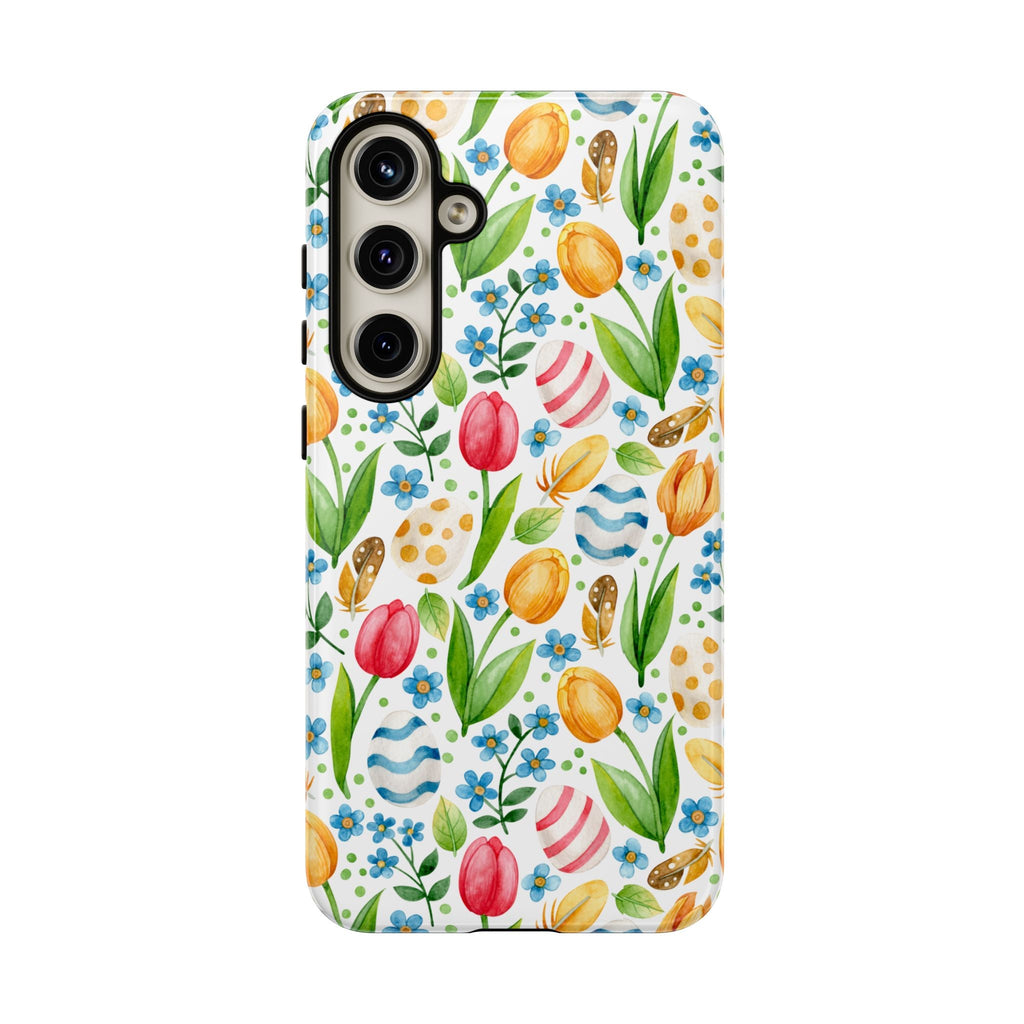 Cute Tulip Egg Theme Tough Cases Printify