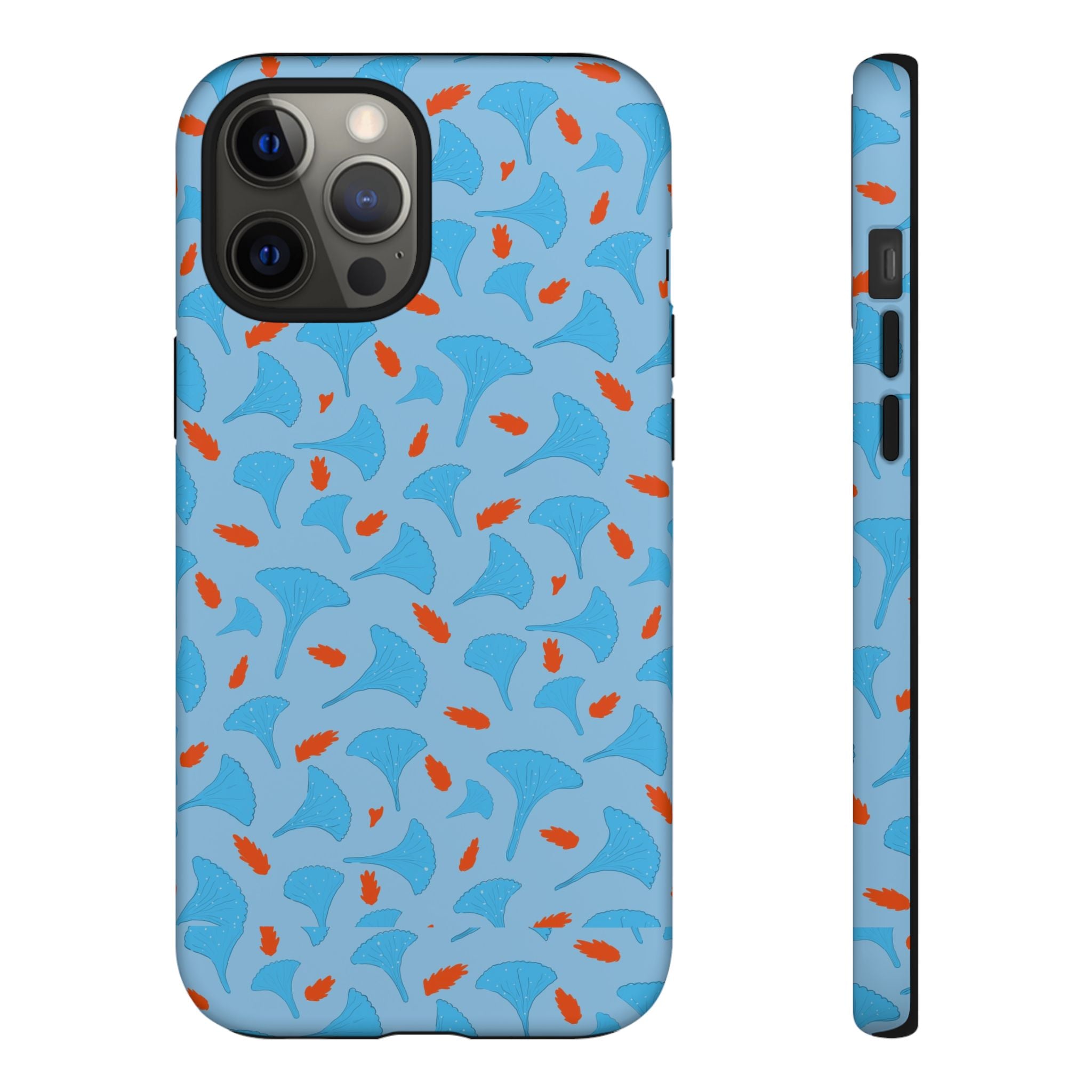 Blue Orange Odd Shape Themed Tough Cases Printify
