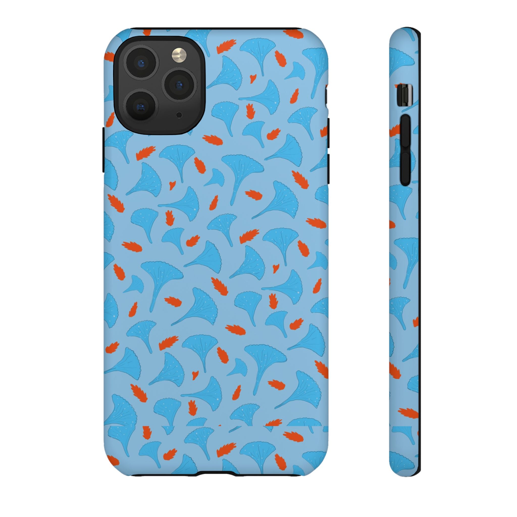 Blue Orange Odd Shape Themed Tough Cases Printify