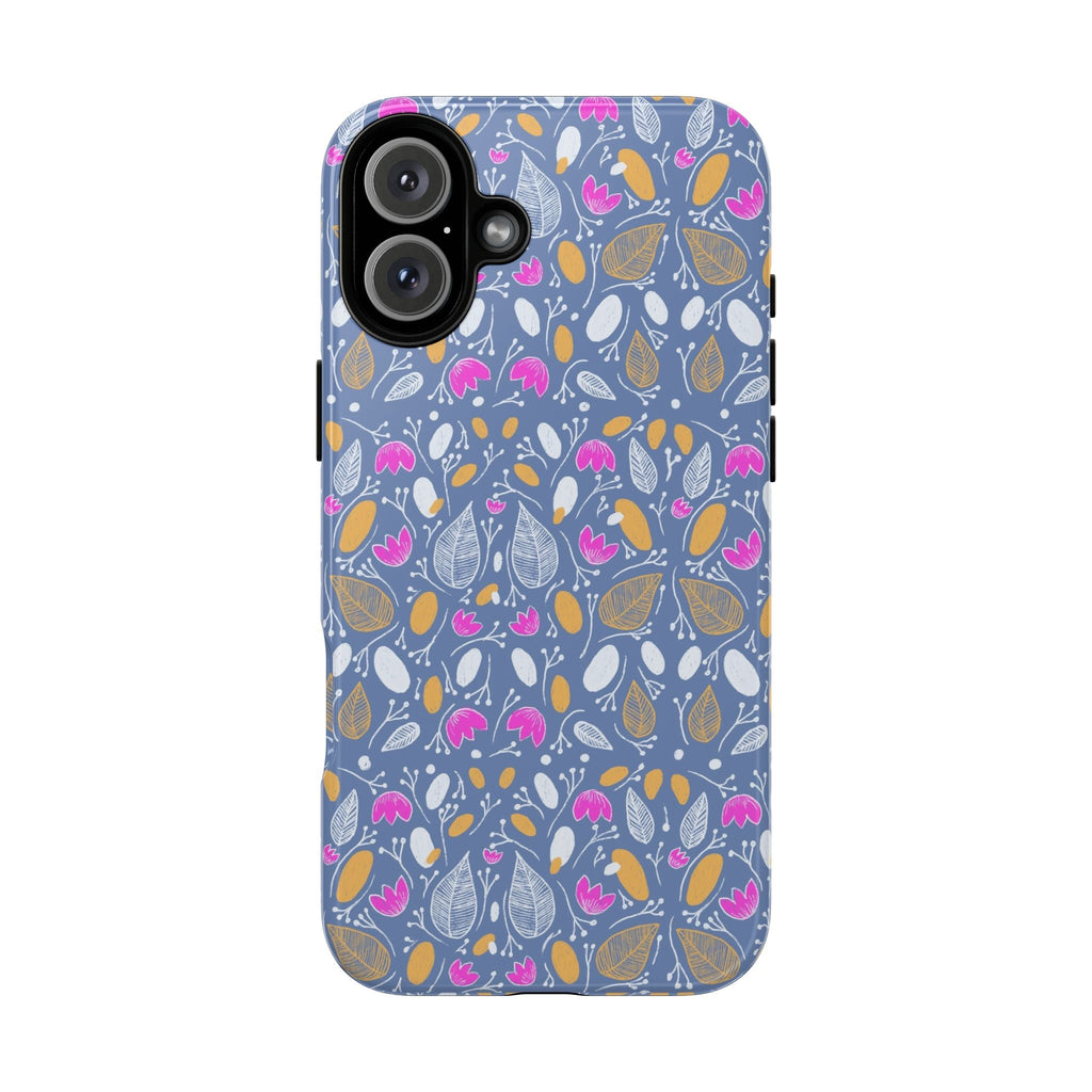 Abstract Grey Small BotanicThemed Tough Cases-Matte and Glossy Printify