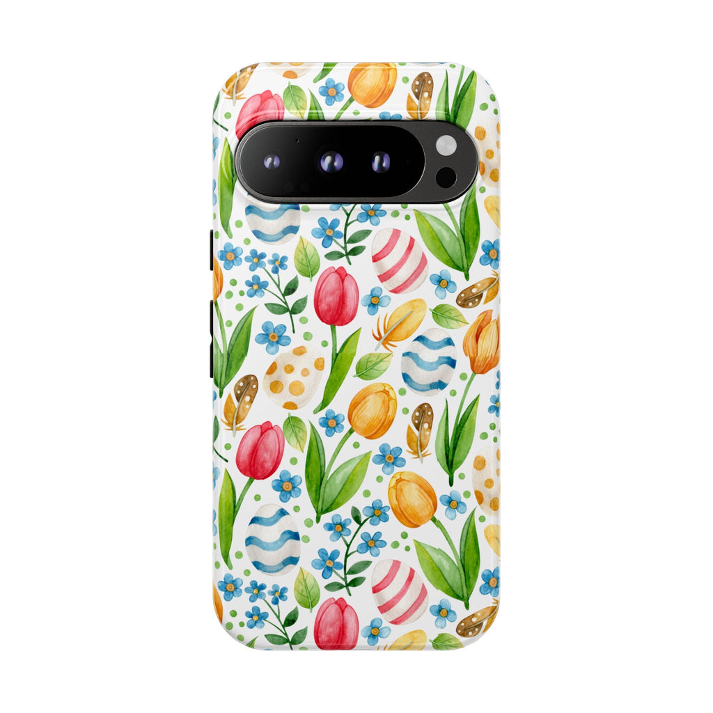 Cute Tulip Egg Theme Tough Cases Printify