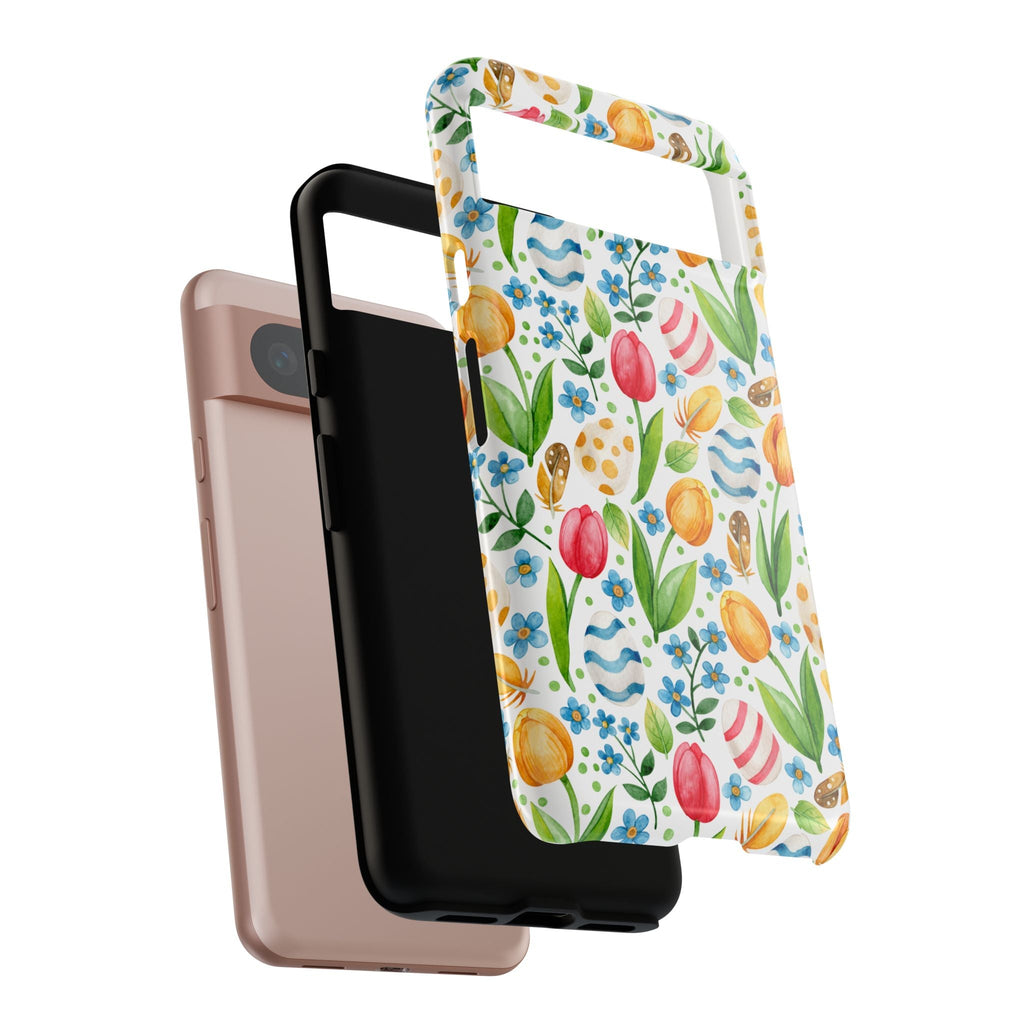 Cute Tulip Egg Theme Tough Cases Printify
