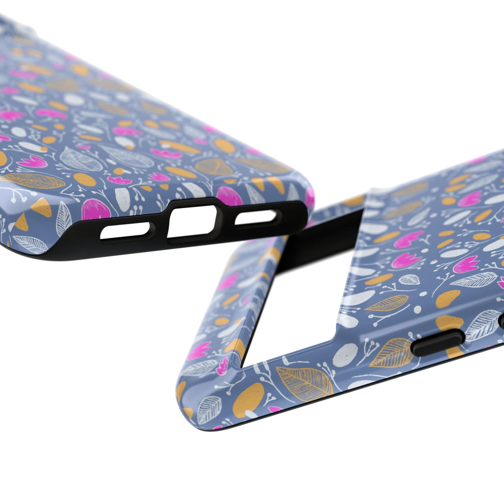 Abstract Grey Small BotanicThemed Tough Cases-Matte and Glossy Printify