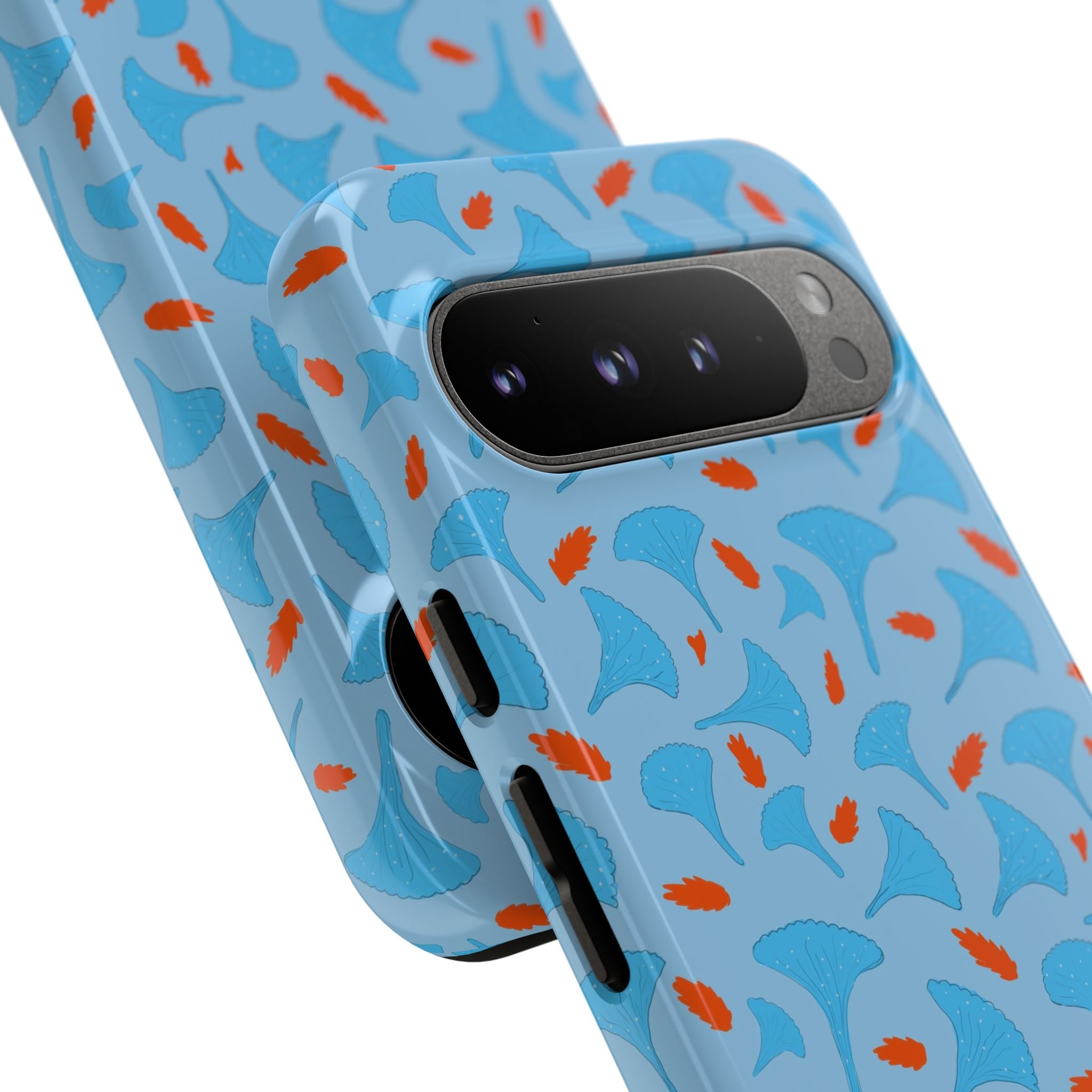 Blue Orange Odd Shape Themed Tough Cases Printify