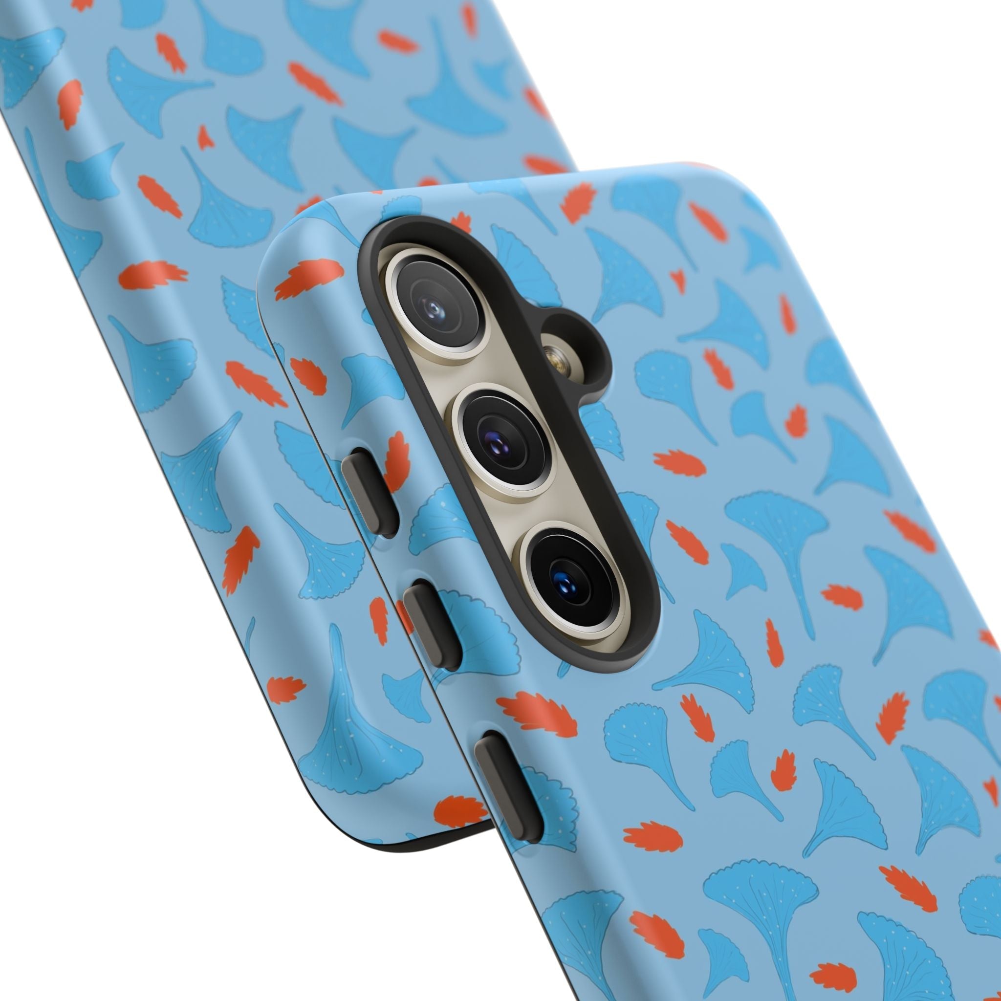 Blue Orange Odd Shape Themed Tough Cases Printify