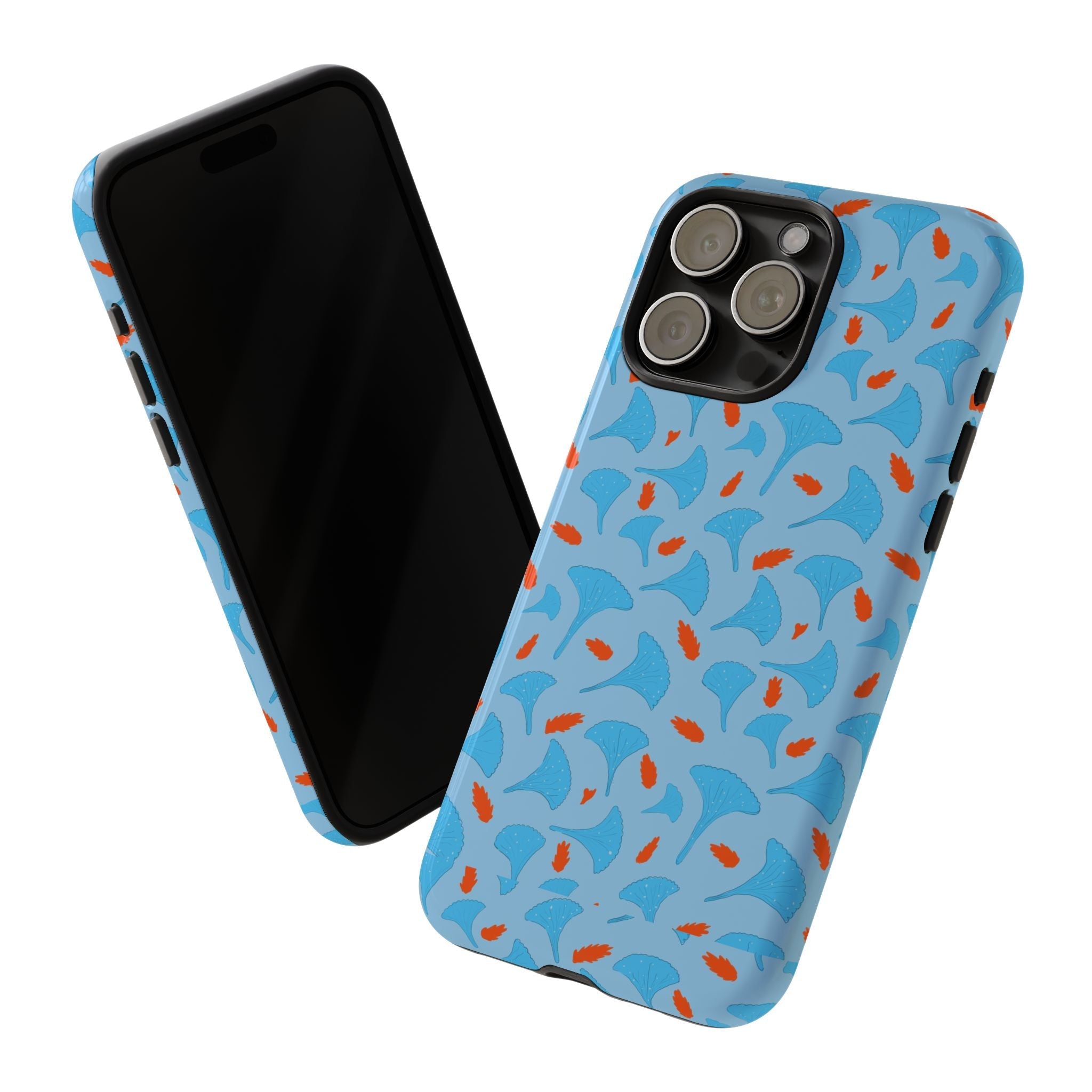 Blue Orange Odd Shape Themed Tough Cases Printify