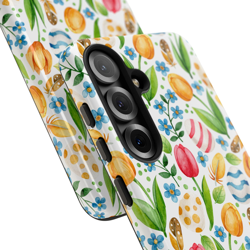 Cute Tulip Egg Theme Tough Cases Printify
