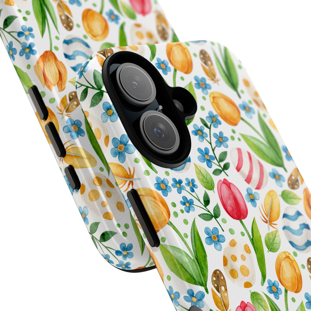 Cute Tulip Egg Theme Tough Cases Printify