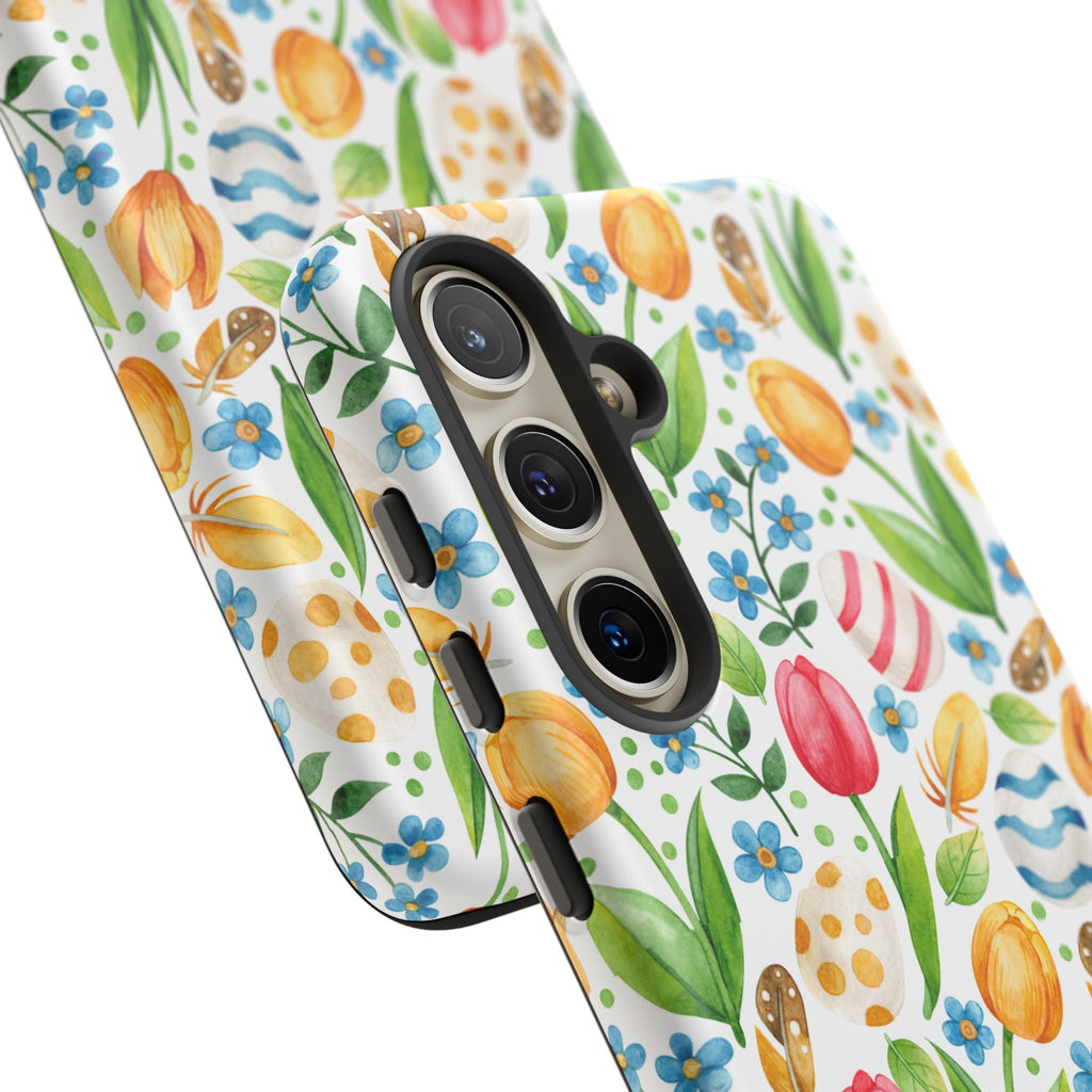 Cute Tulip Egg Theme Tough Cases Printify