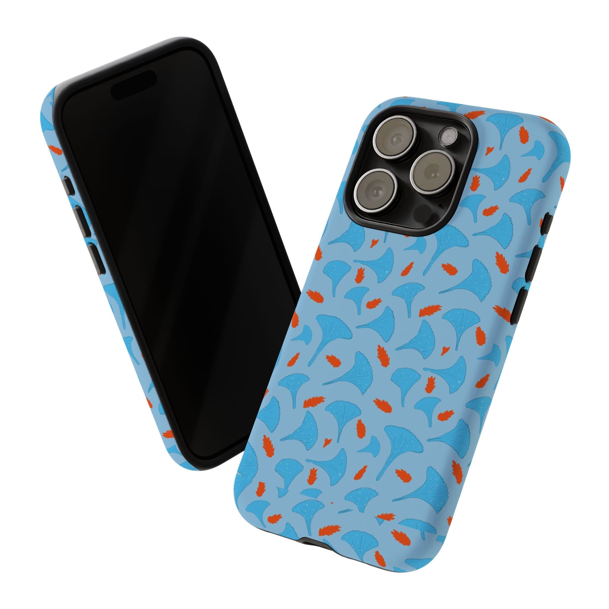 Blue Orange Odd Shape Themed Tough Cases Printify