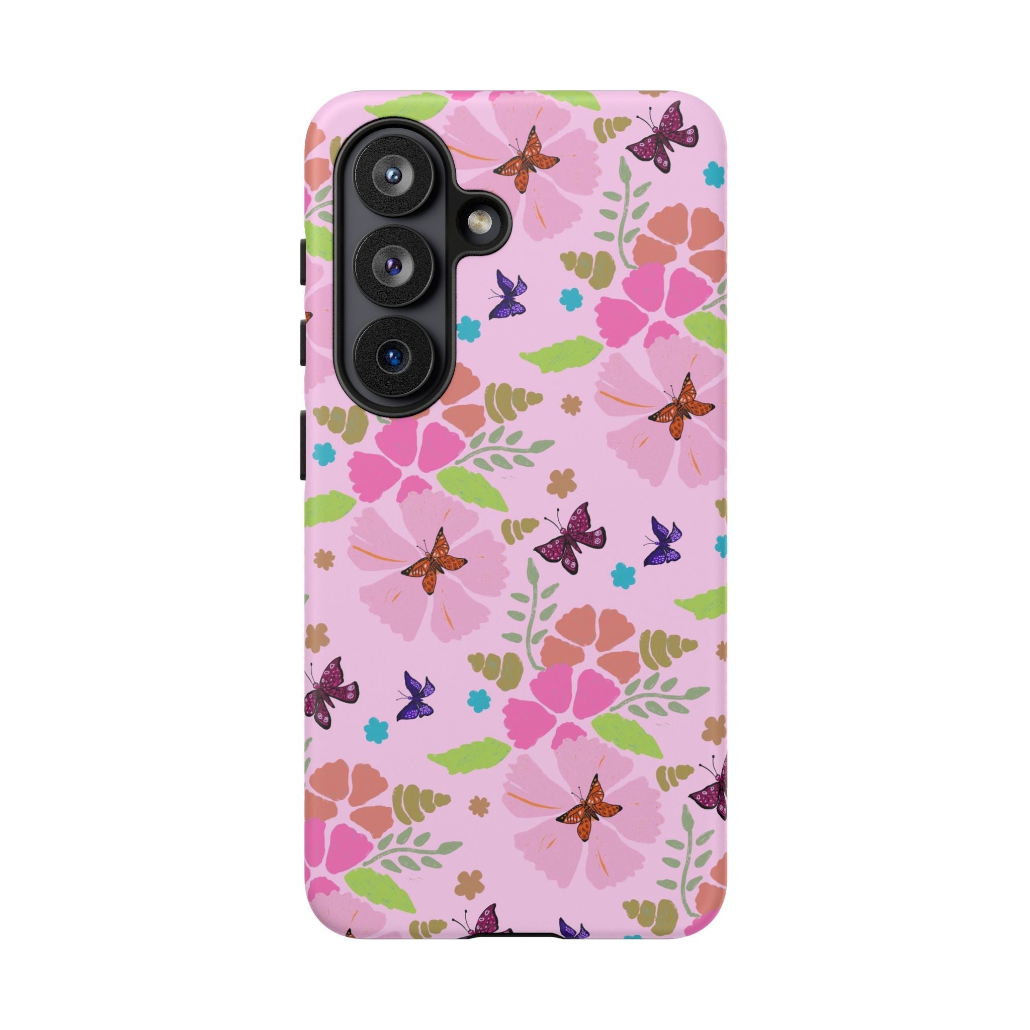 Pink Butterfly Garden Theme Tough Cases Printify