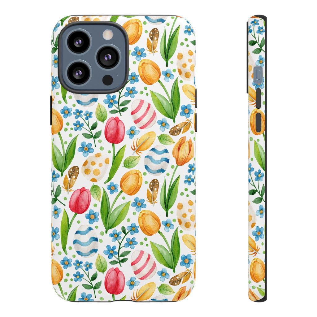 Cute Tulip Egg Theme Tough Cases Printify