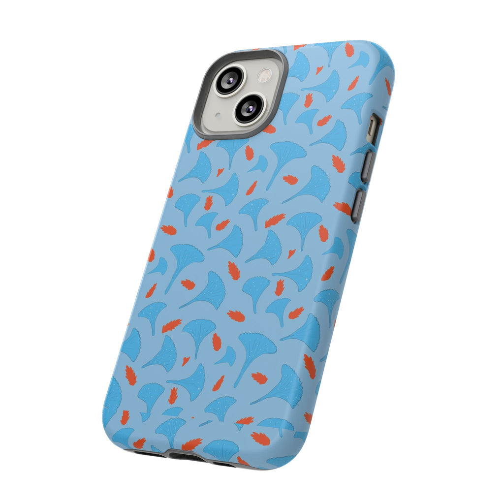 Blue Orange Odd Shape Themed Tough Cases Printify