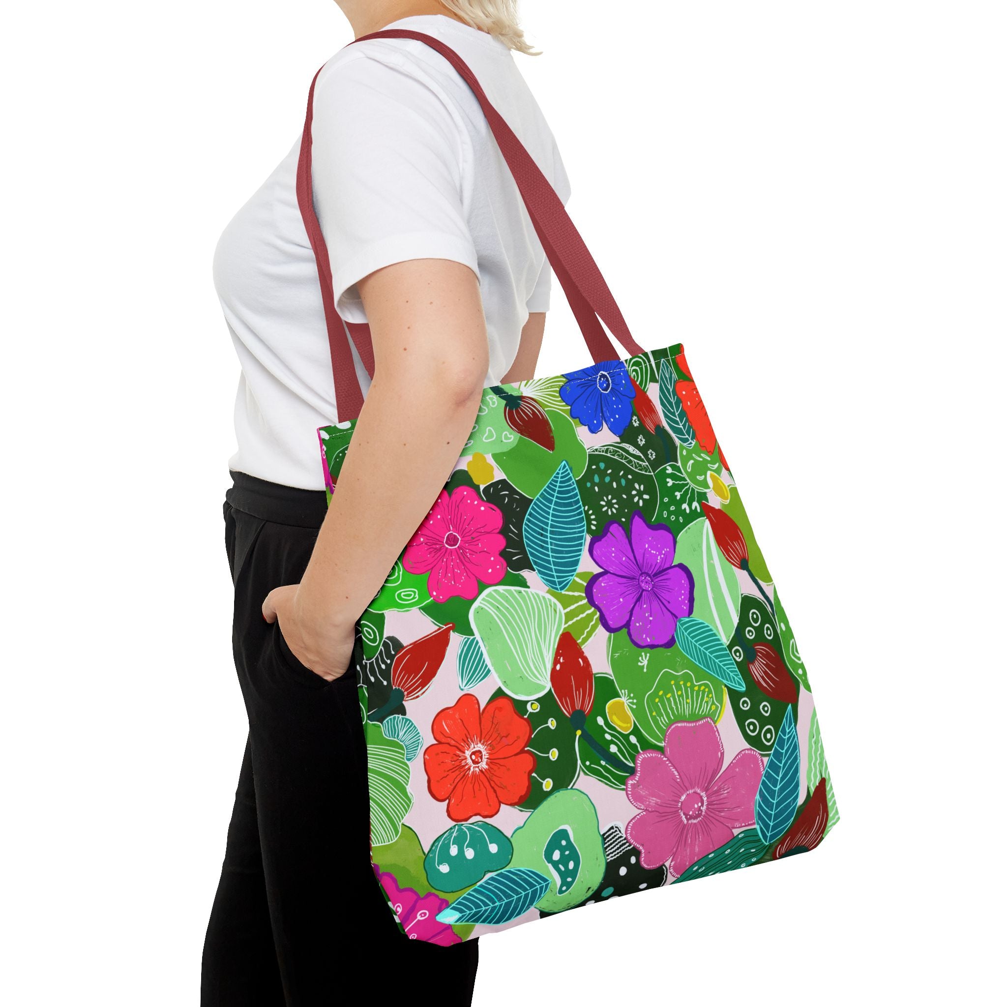 Multicolor Botanic Tote Bag