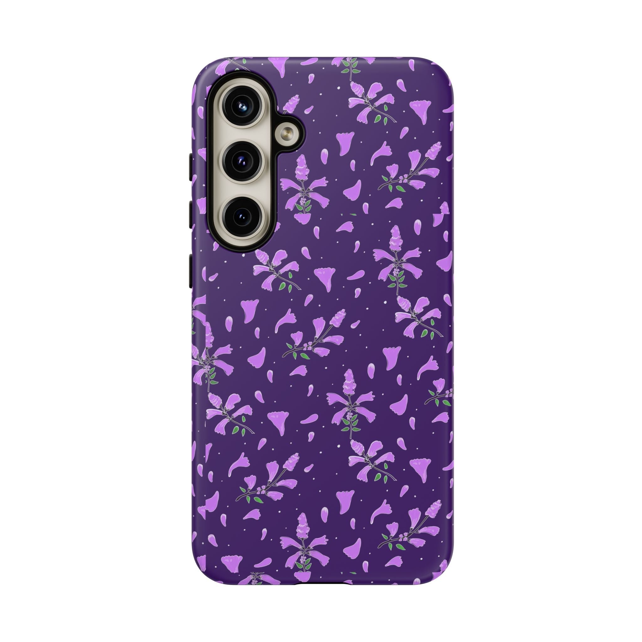 Purple Wild Flower Tough Phone Cases Printify