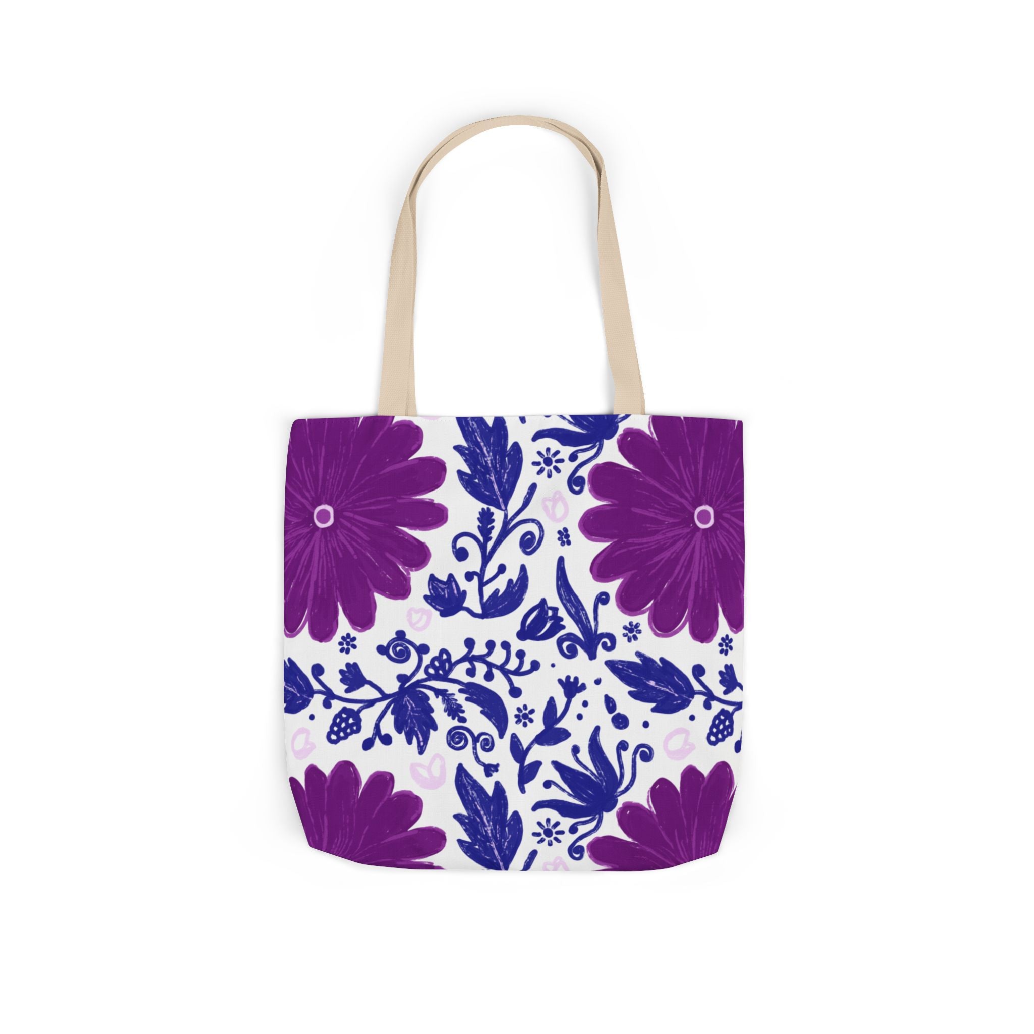 Buta Canvas Tote Bag – All-Over Print, 5 Strap Colours