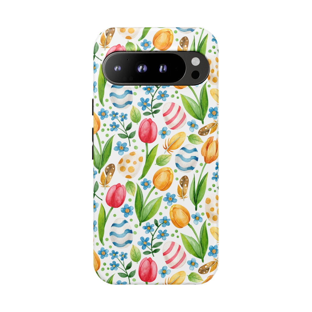 Cute Tulip Egg Theme Tough Cases Printify