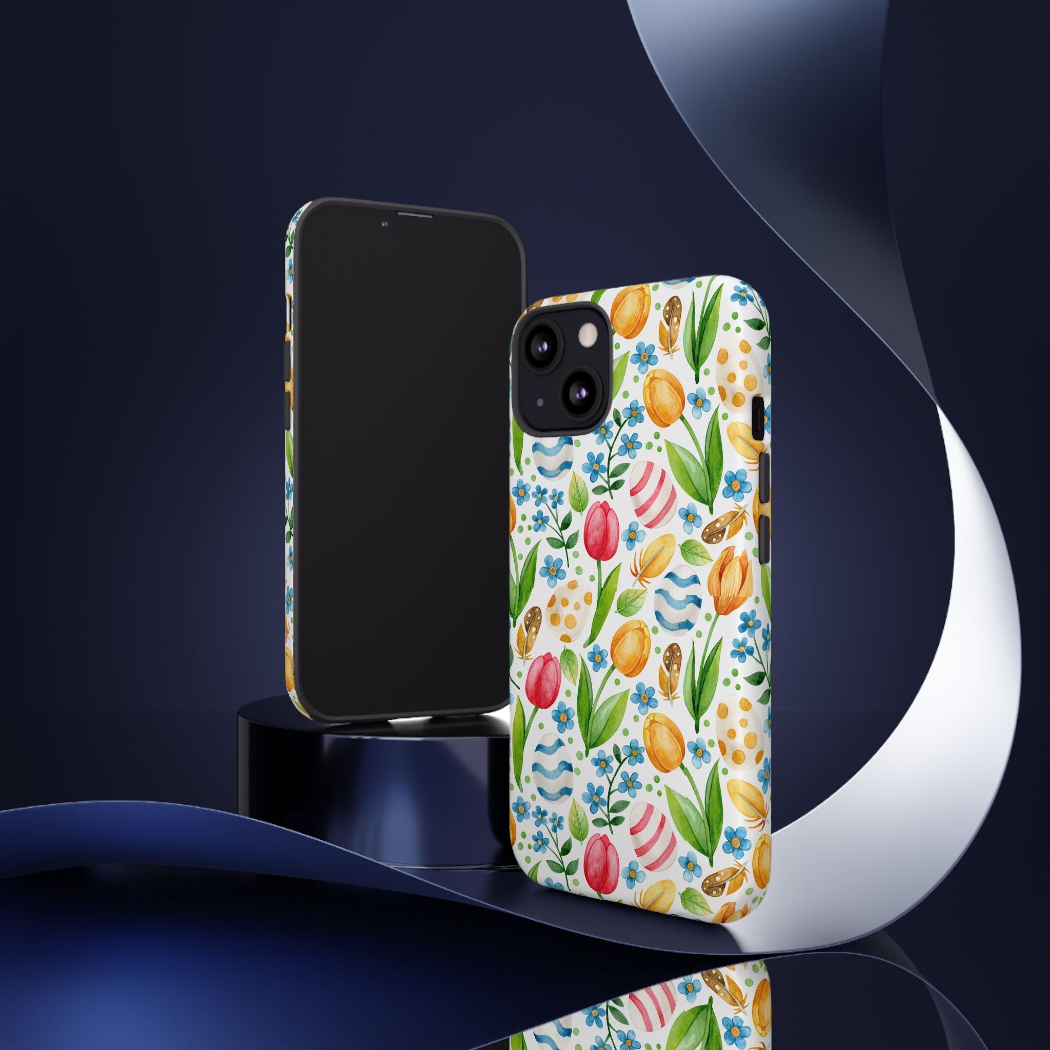 Cute Tulip Egg Theme Tough Cases Printify