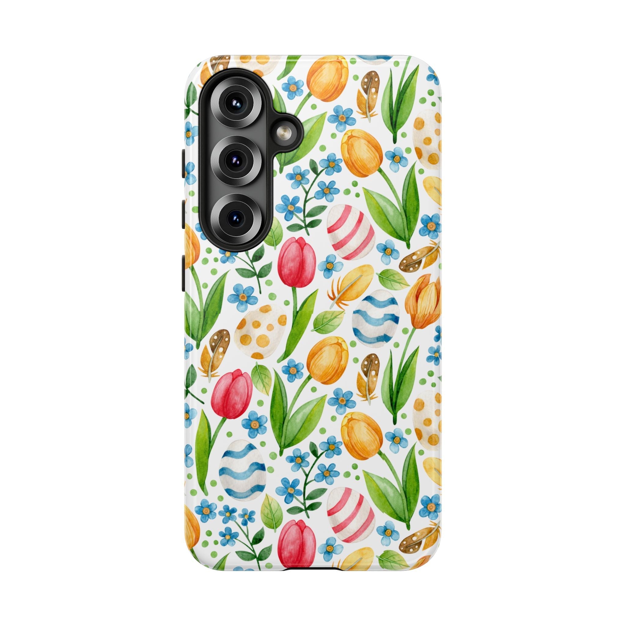 Cute Tulip Egg Theme Tough Cases Printify
