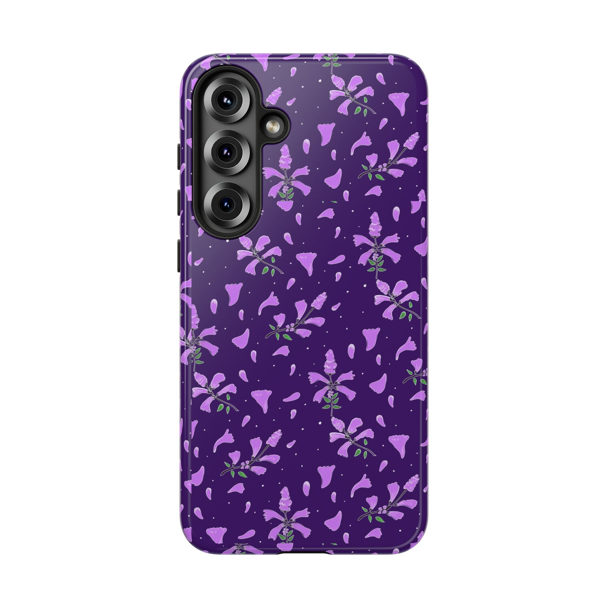 Purple Wild Flower Tough Phone Cases Printify
