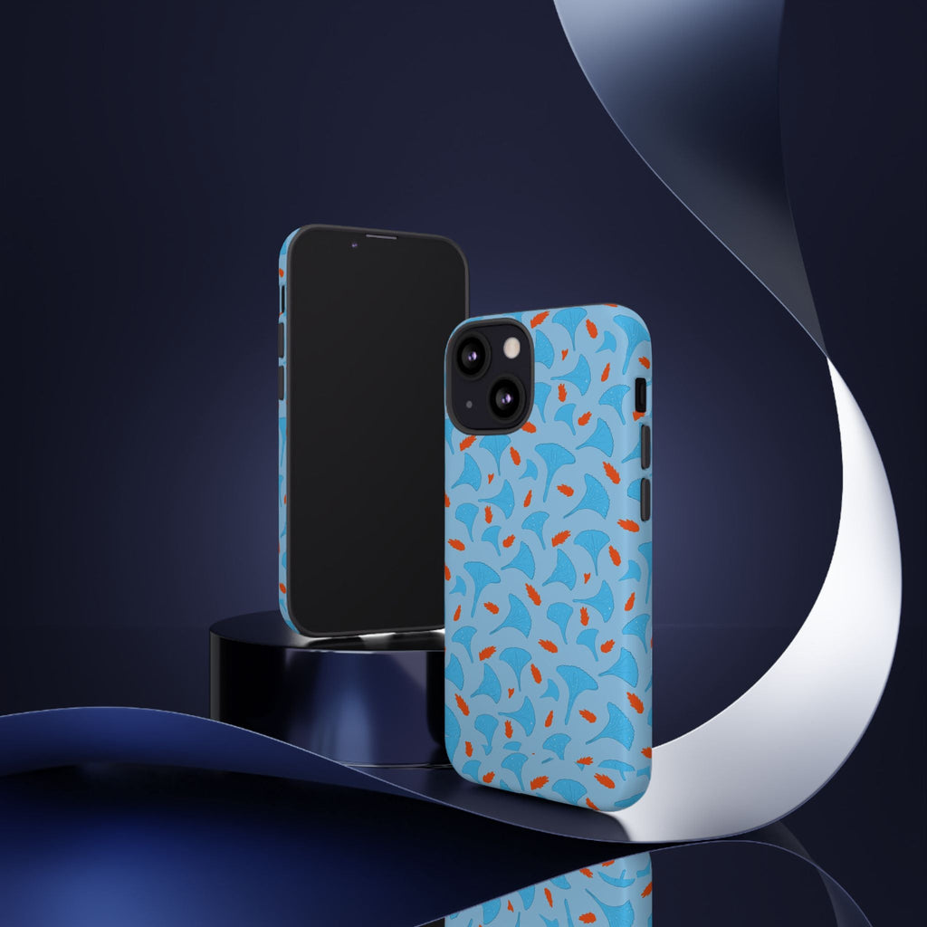 Blue Orange Odd Shape Themed Tough Cases Printify