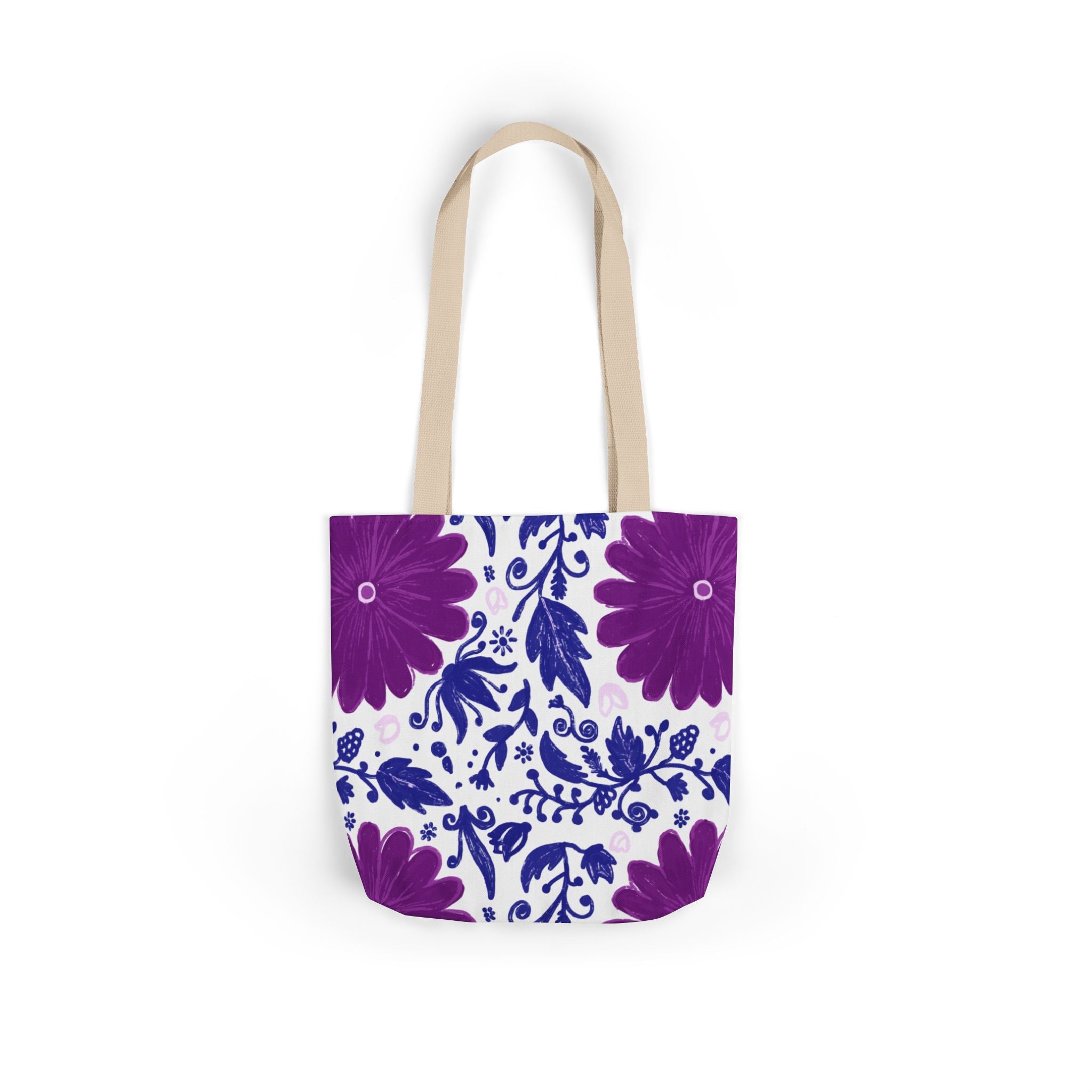 Buta Canvas Tote Bag – All-Over Print, 5 Strap Colours
