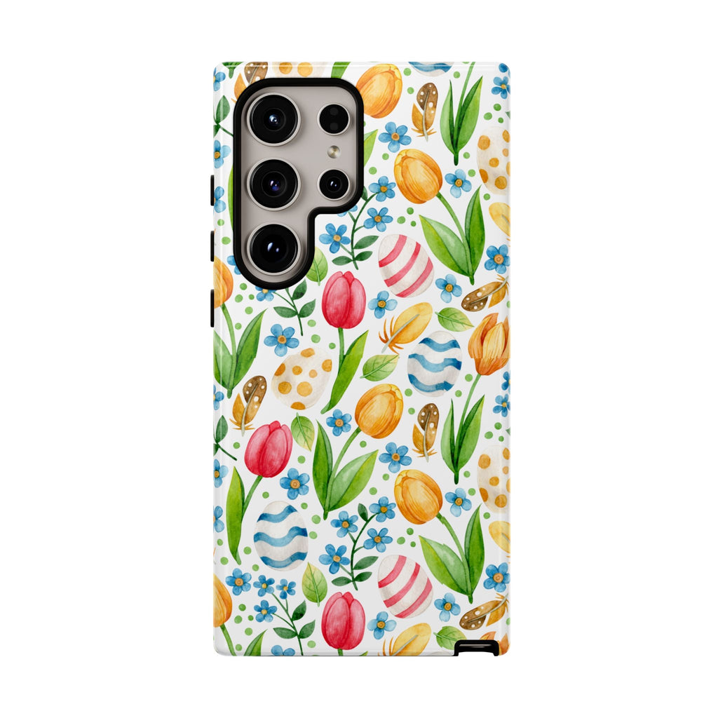 Cute Tulip Egg Theme Tough Cases Printify