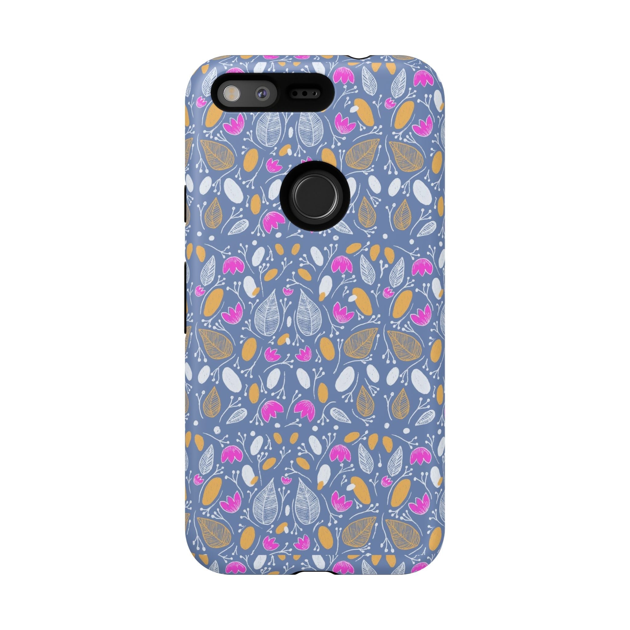 Abstract Grey Small BotanicThemed Tough Cases-Matte and Glossy Printify