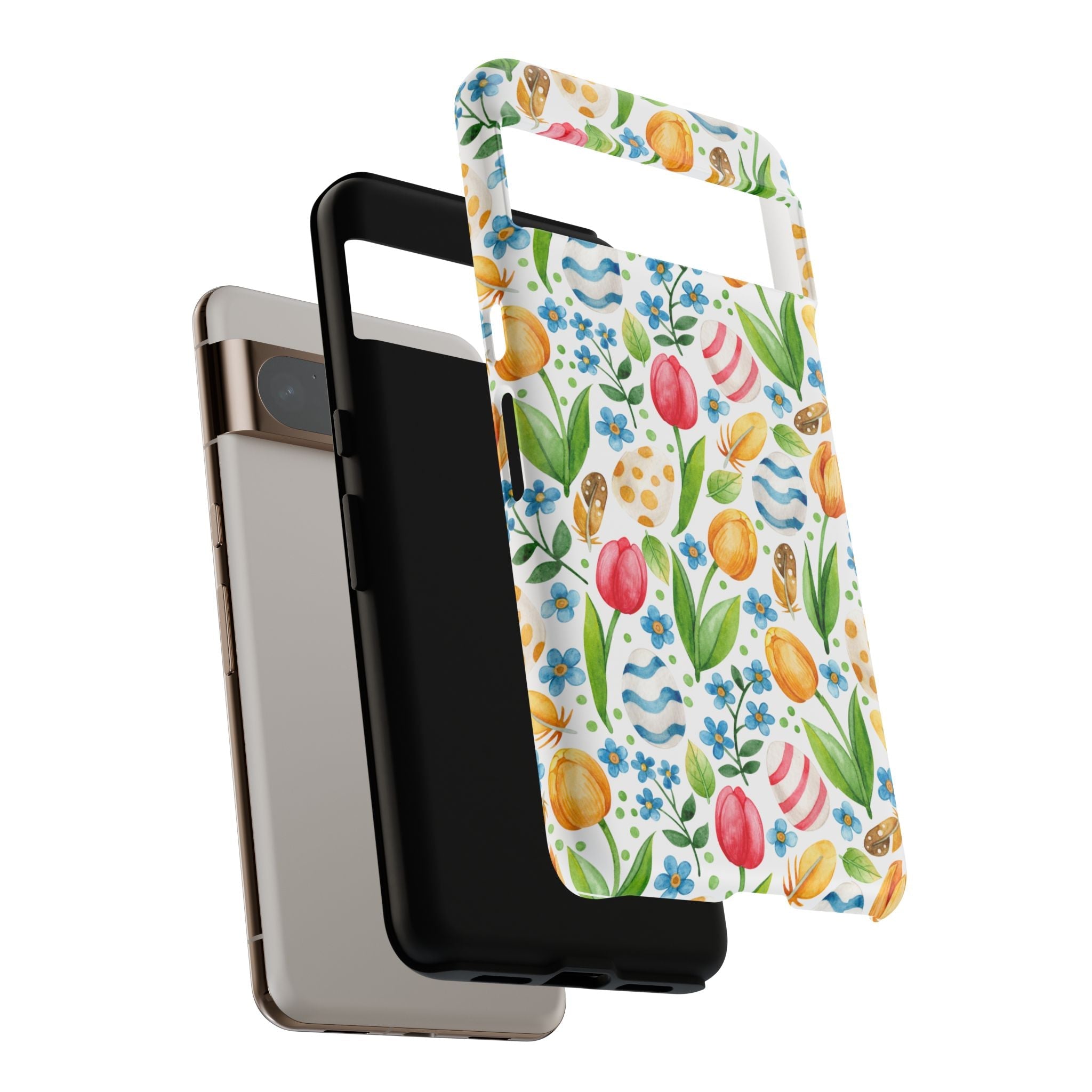 Cute Tulip Egg Theme Tough Cases Printify