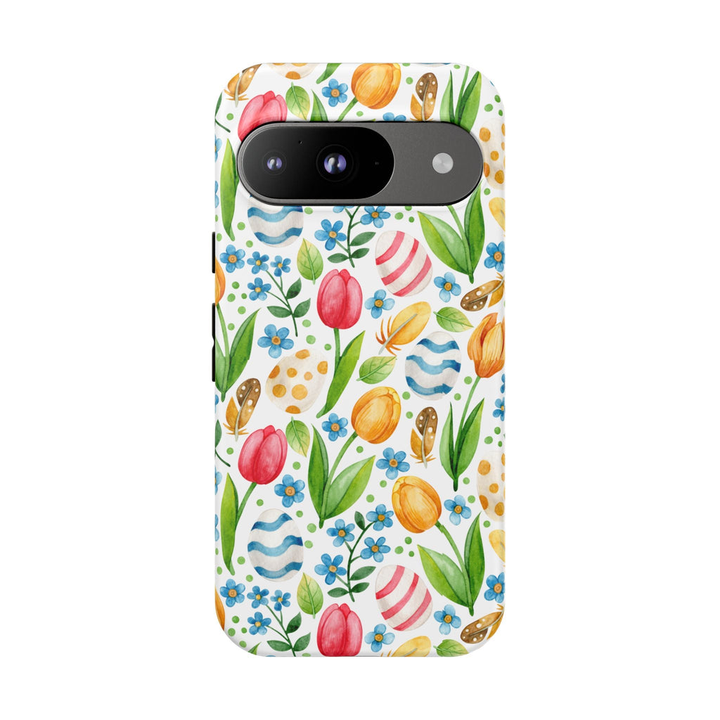 Cute Tulip Egg Theme Tough Cases Printify