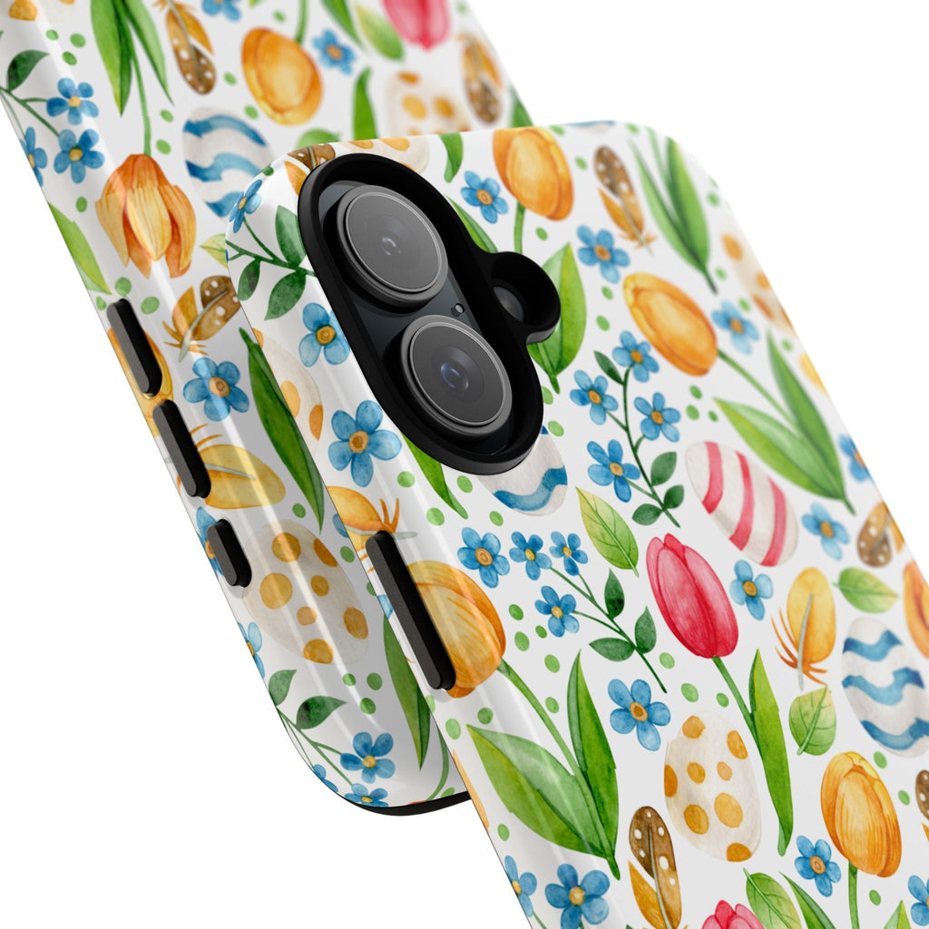 Cute Tulip Egg Theme Tough Cases Printify