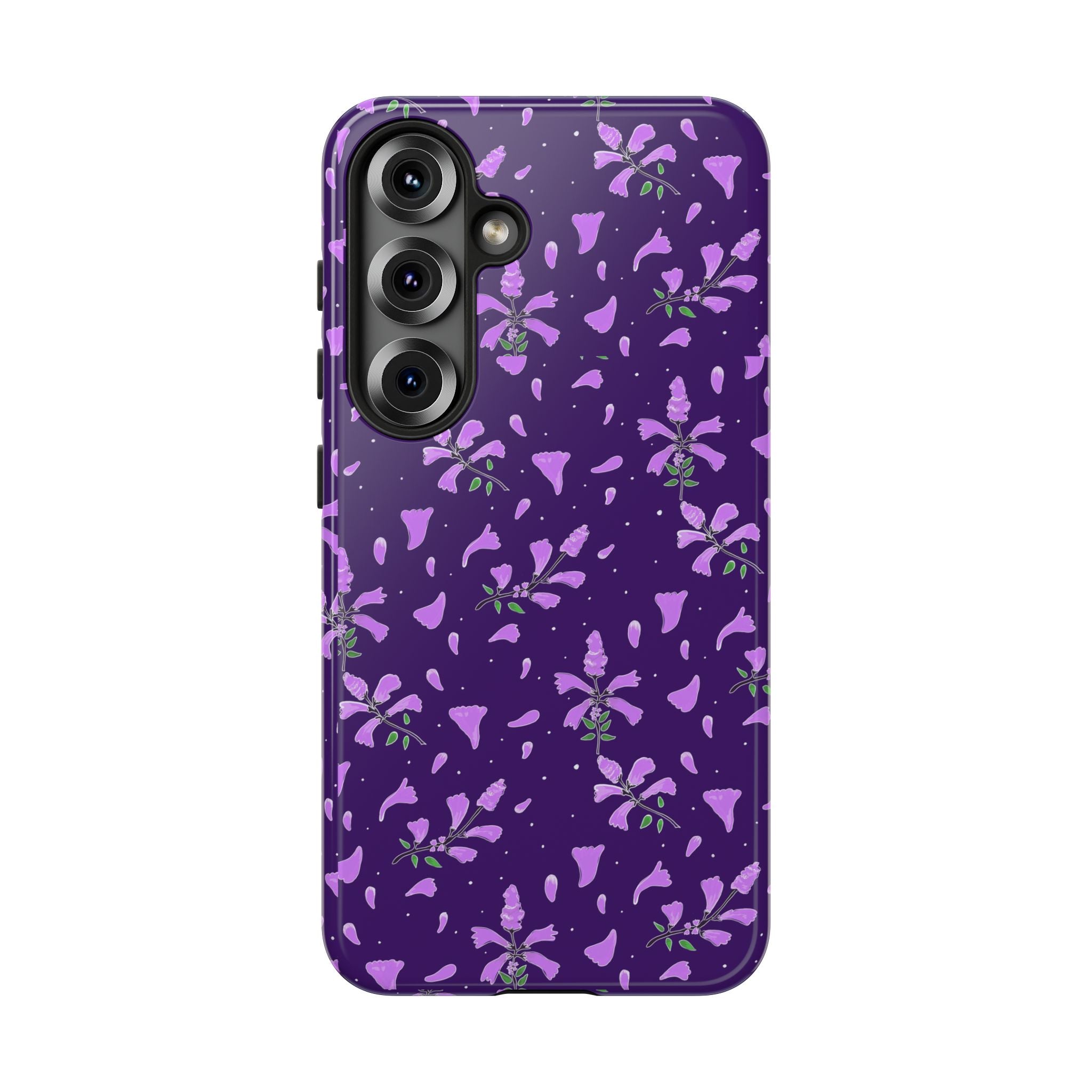Purple Wild Flower Tough Phone Cases Printify