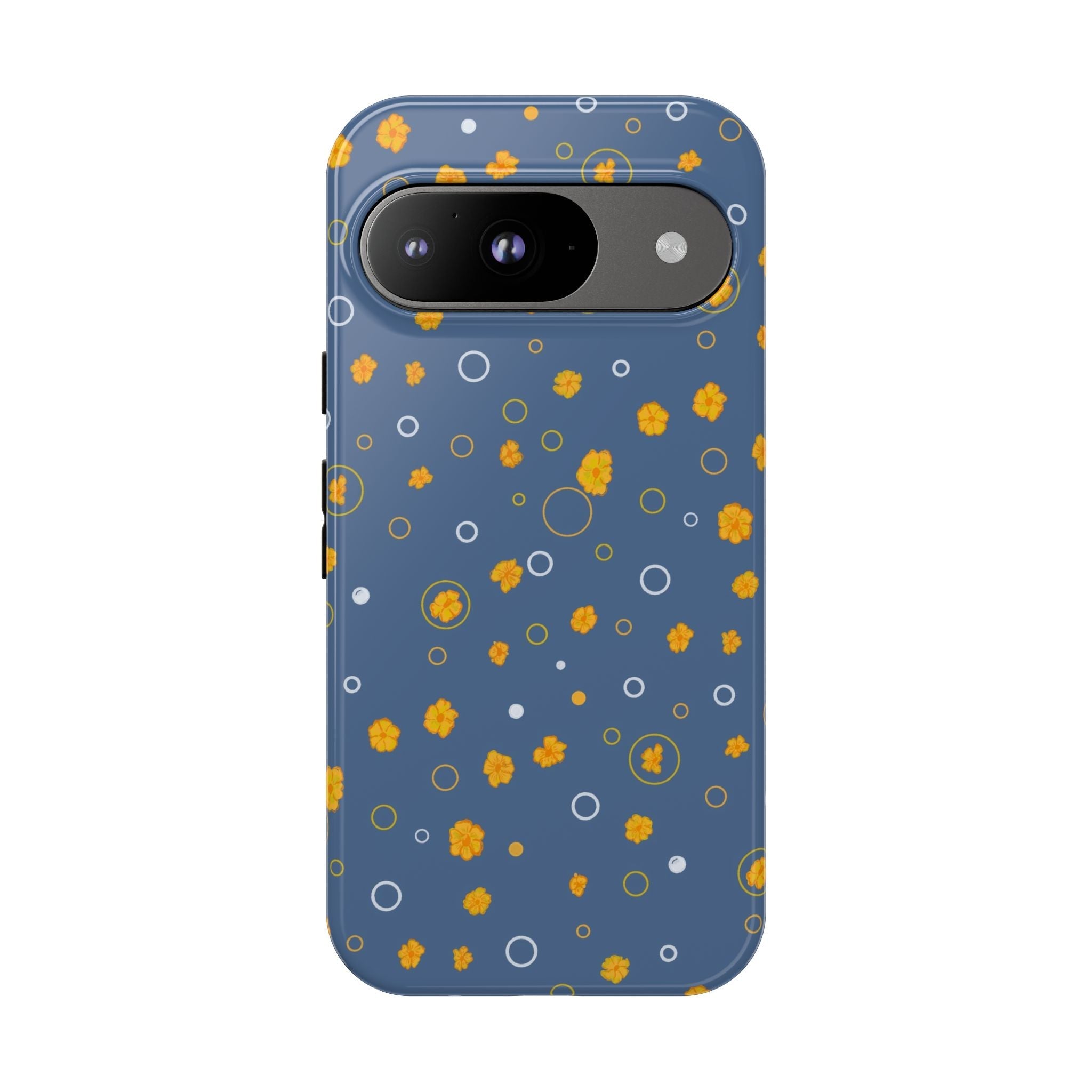 Bluish Grey -Small Cute Wild Flower -Hand Designed Prints-Tough Cases Printify