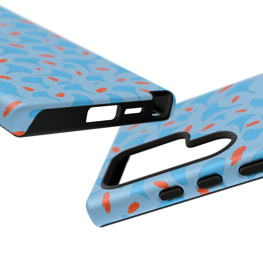 Blue Orange Odd Shape Themed Tough Cases Printify