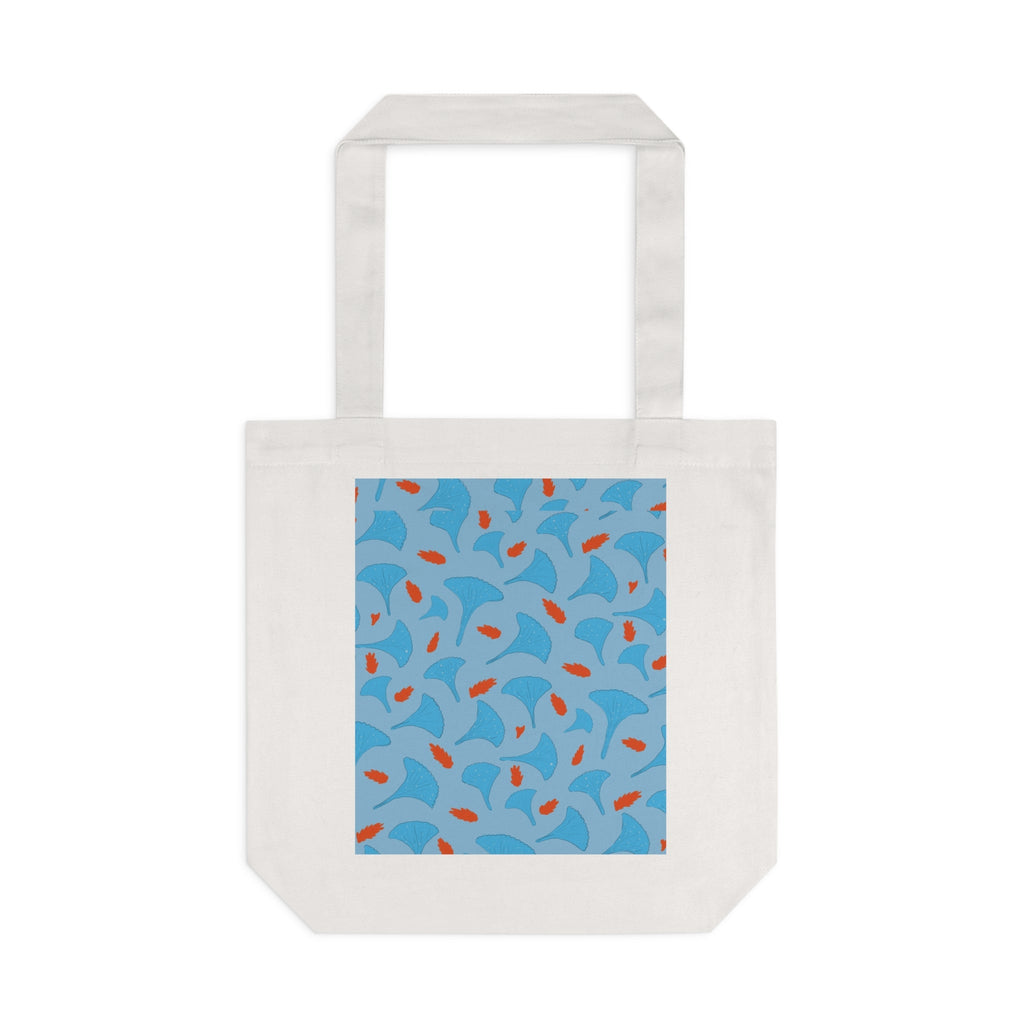 Blue Orange Sea Hand Designed Prints Cotton Tote Bag Printify