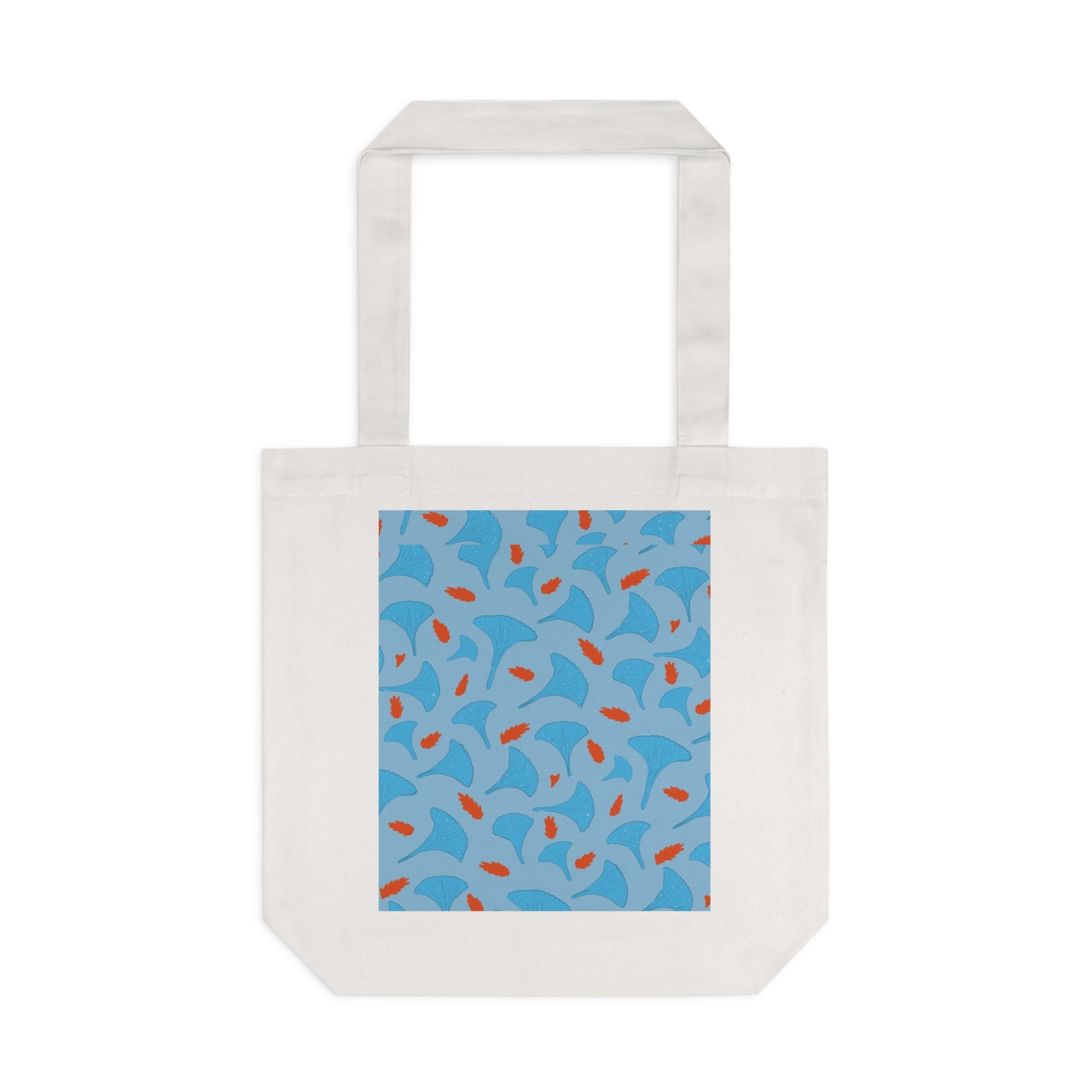 Blue Orange Sea Hand Designed Prints Cotton Tote Bag Printify