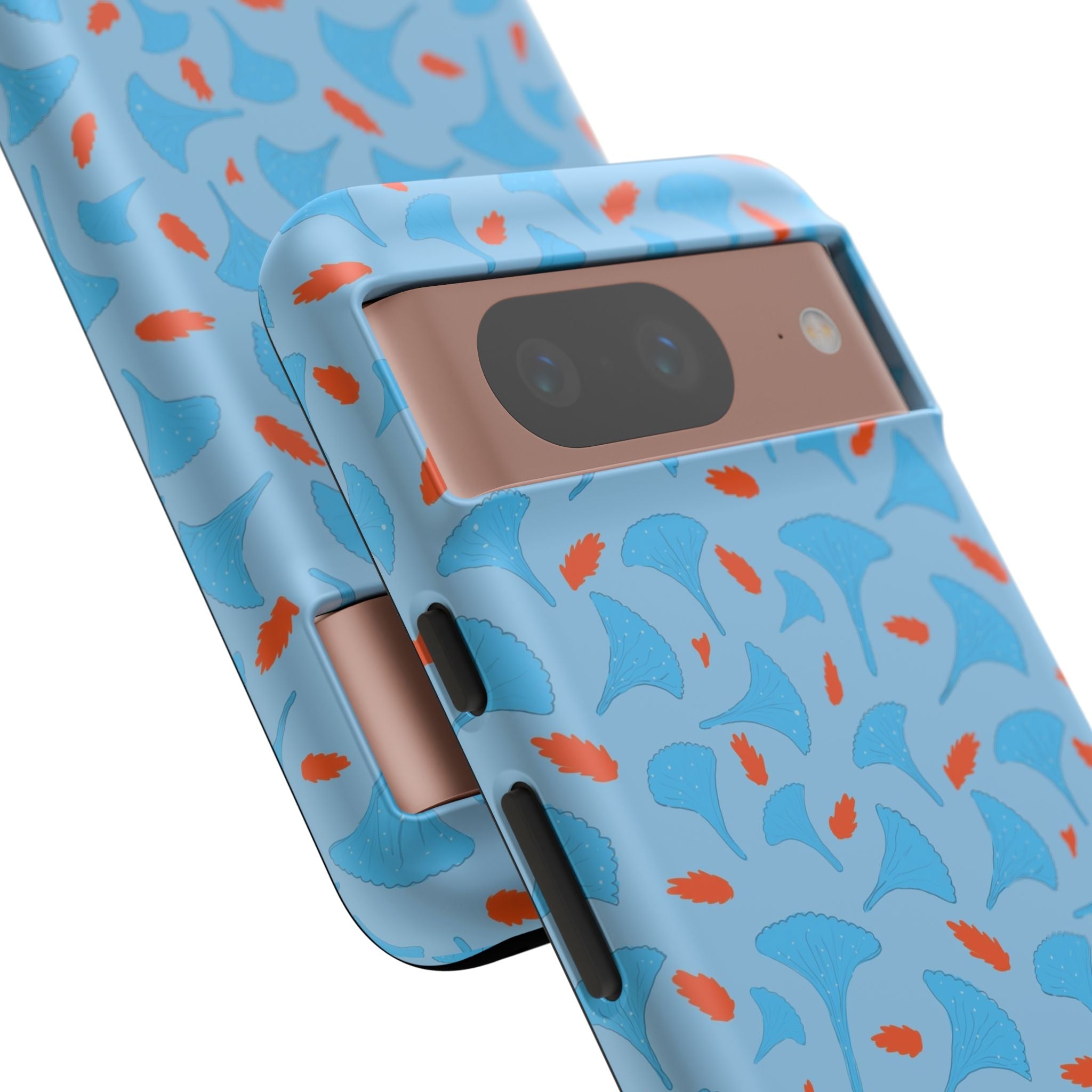 Blue Orange Odd Shape Themed Tough Cases Printify