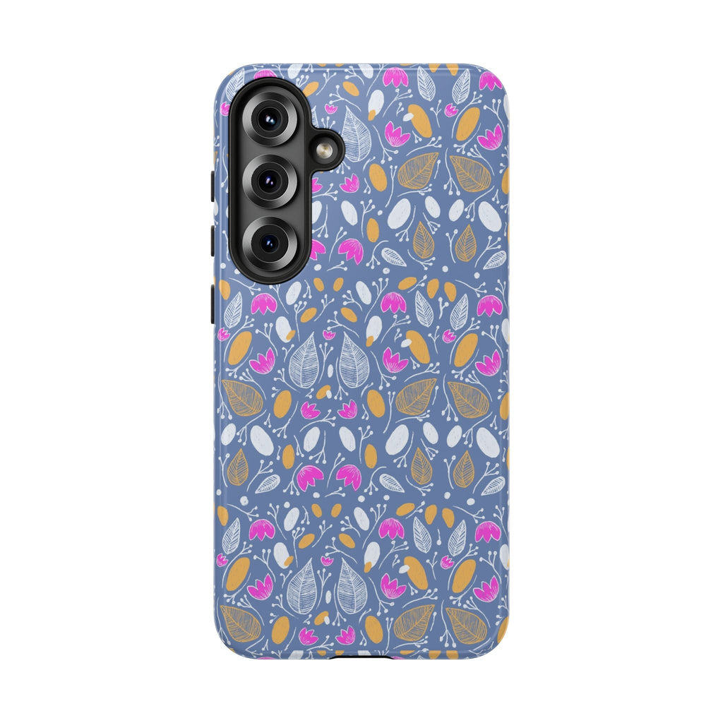 Abstract Grey Small BotanicThemed Tough Cases-Matte and Glossy Printify