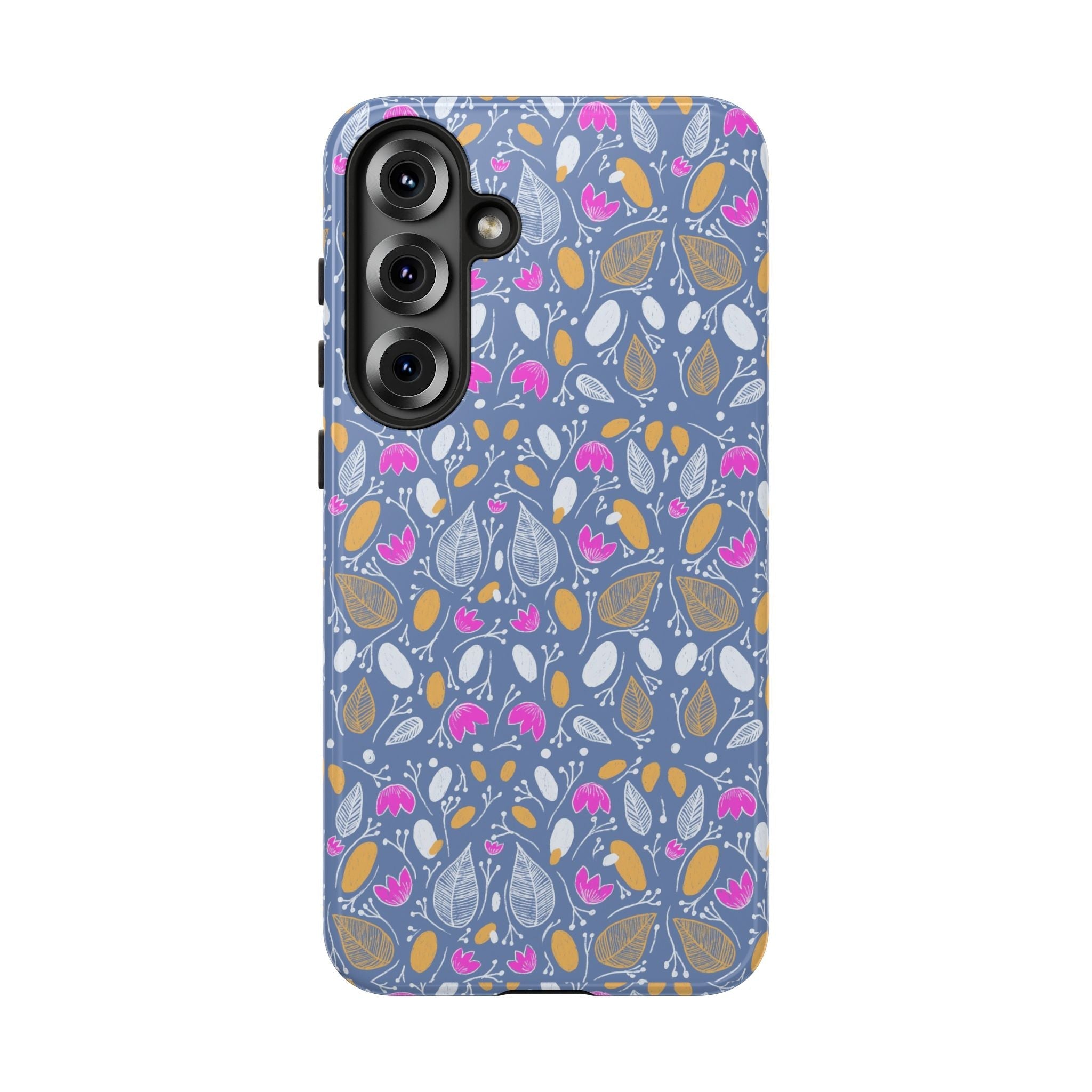 Abstract Grey Small BotanicThemed Tough Cases-Matte and Glossy Printify